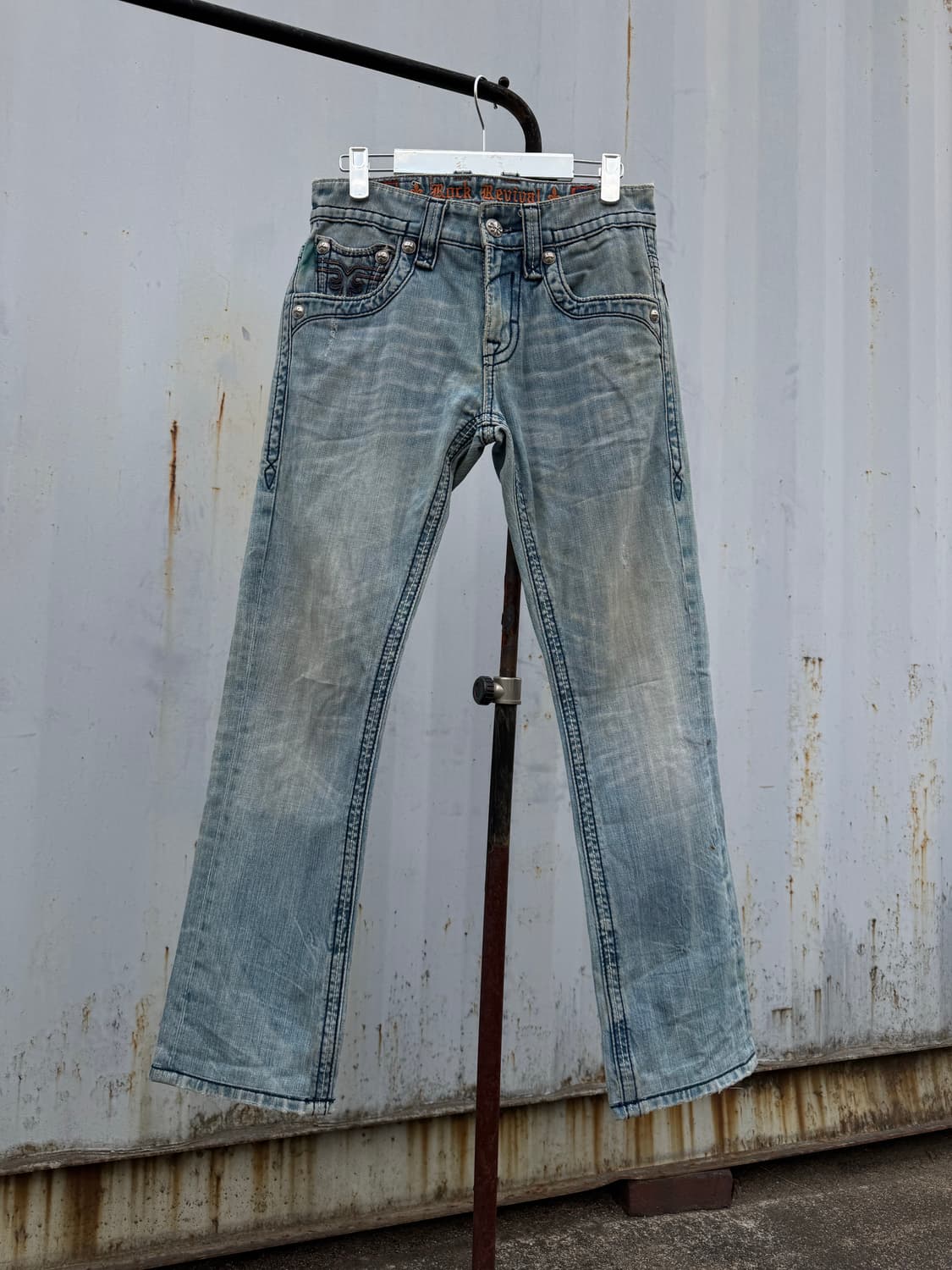 Rock Revival Light Wash Denim Jeans  상품이미지1