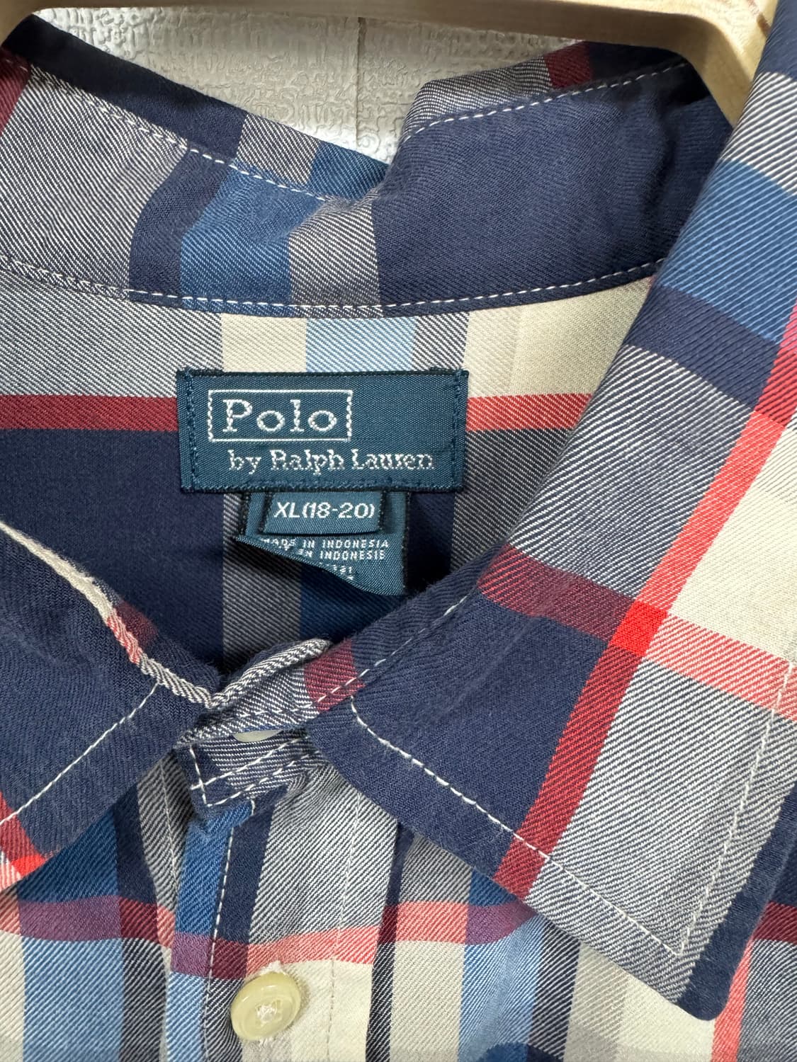 폴로 랄프로렌 체크셔츠 상품이미지3