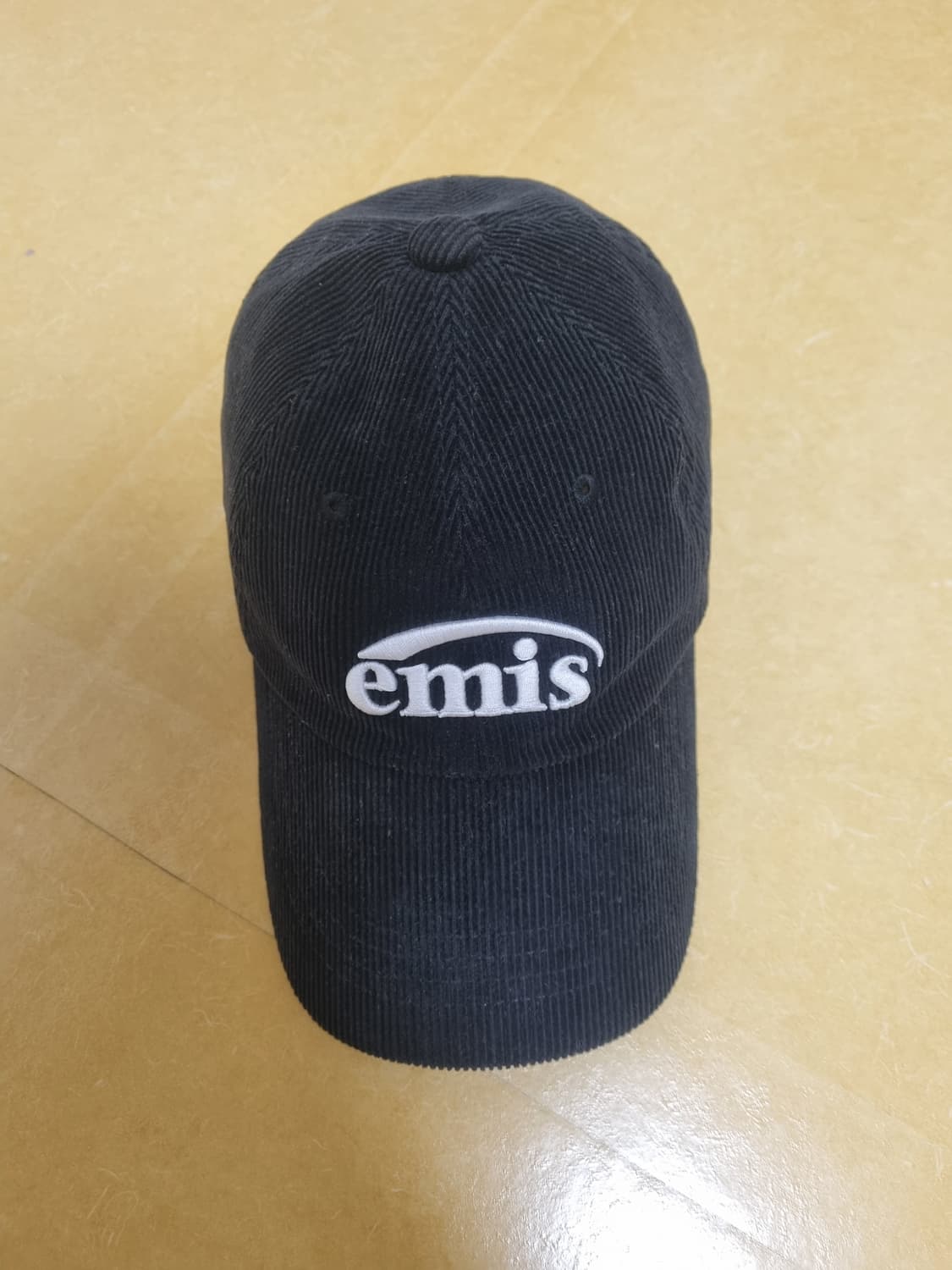 emis 이미스 블랙 코듀로이 볼캡 상품이미지1