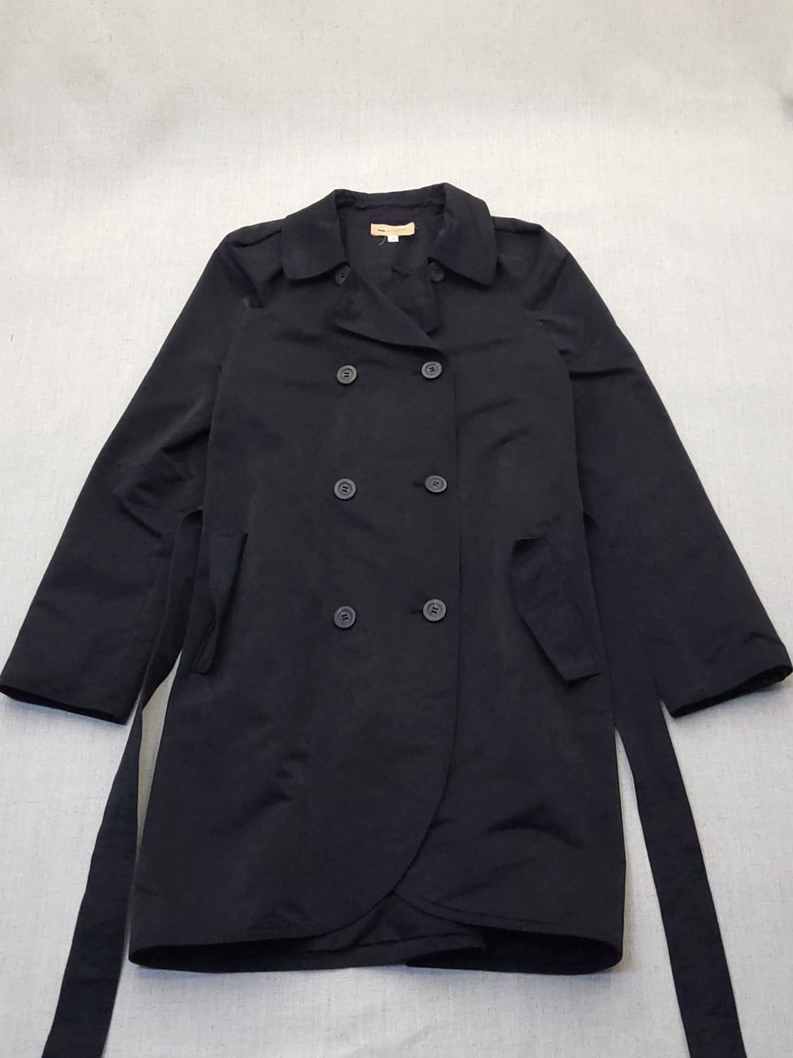 athe vanessabruno 검정색 여성 트렌치코트 s 상품이미지1