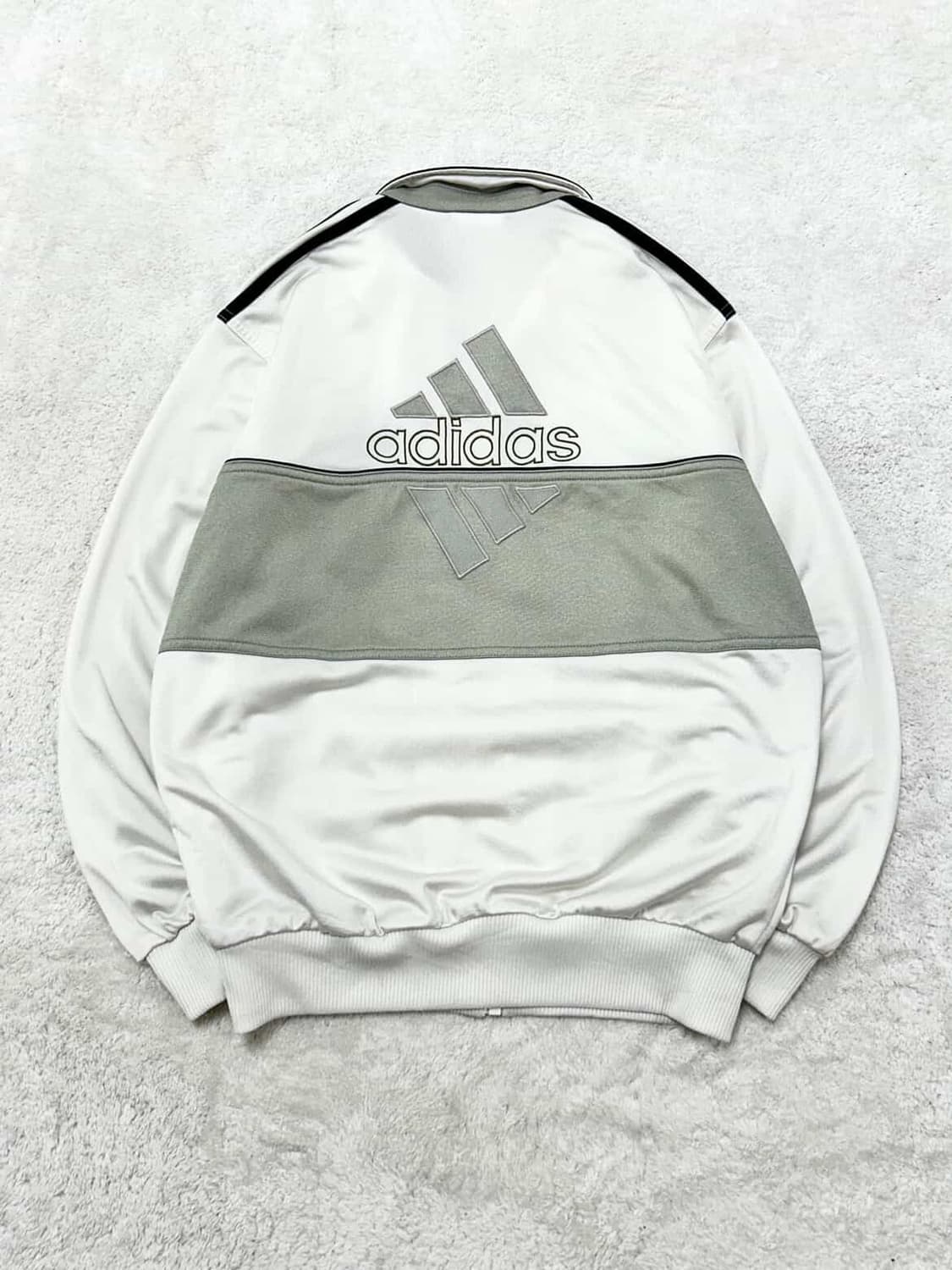 아디다스 90‘s 빅로고 화이트 져지 상품이미지7
