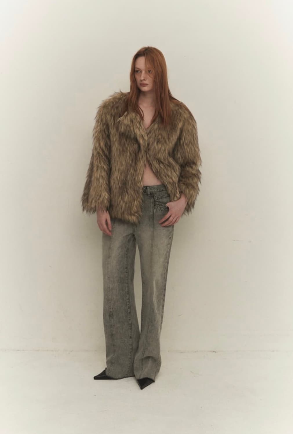 도드 dode 퍼자켓 EMMA FAUX FUR JACKET 상품이미지2