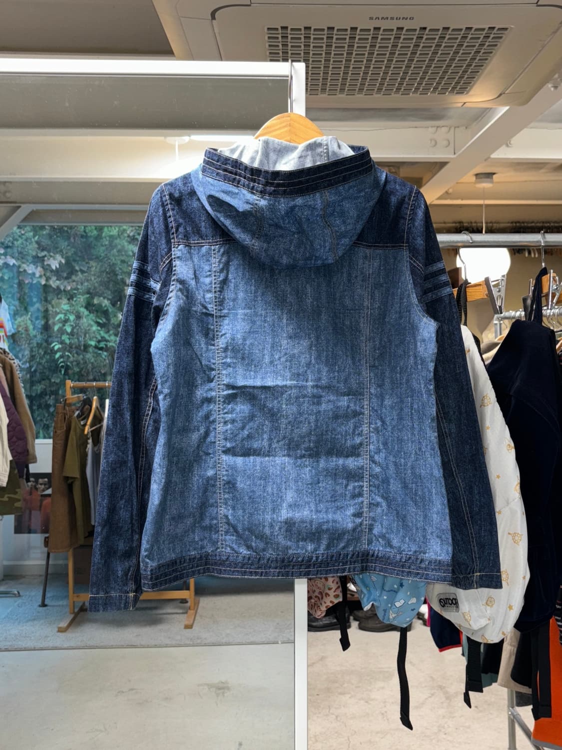 아디다스 네오 데님 프린트 자켓 상품이미지5