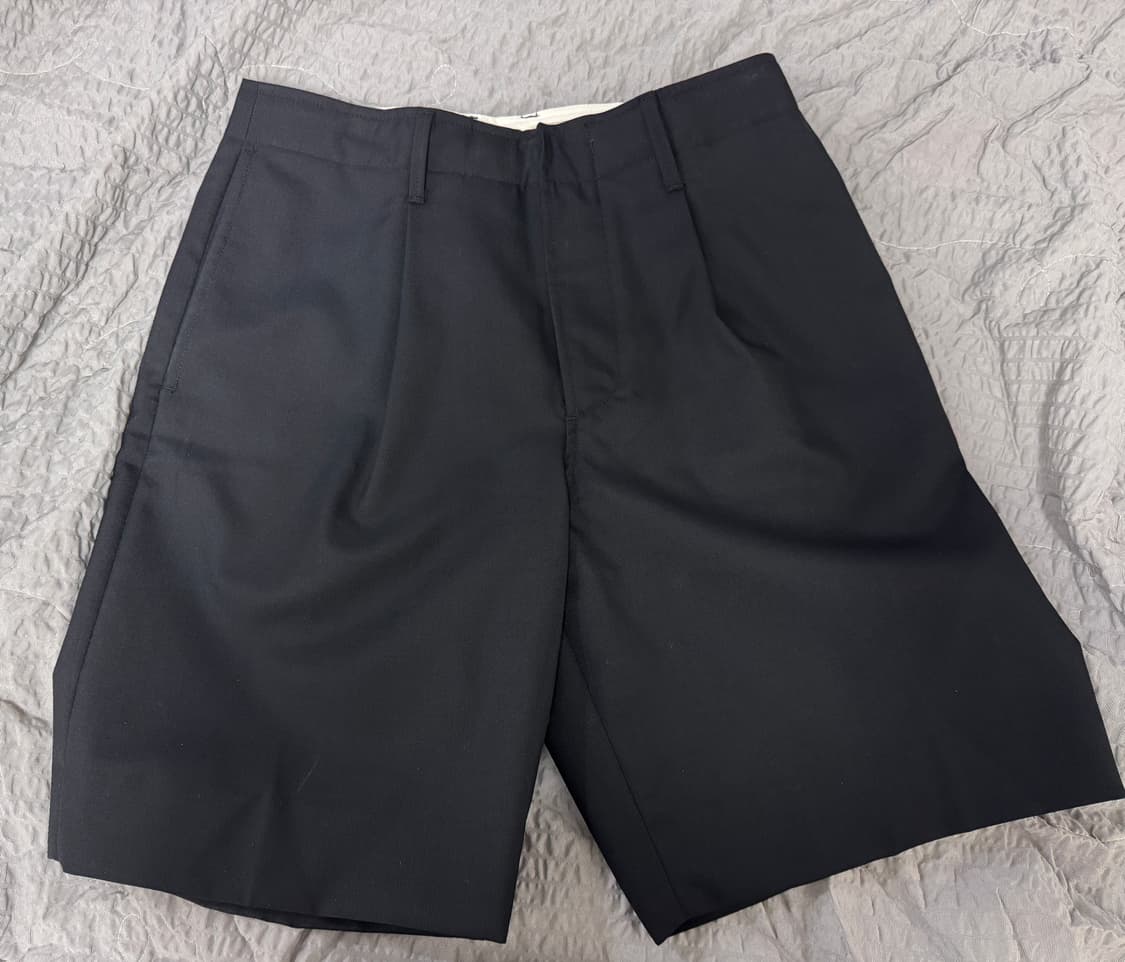 포터리 트로피컬 울 유니폼 쇼츠 블랙 1사이즈 상품이미지2