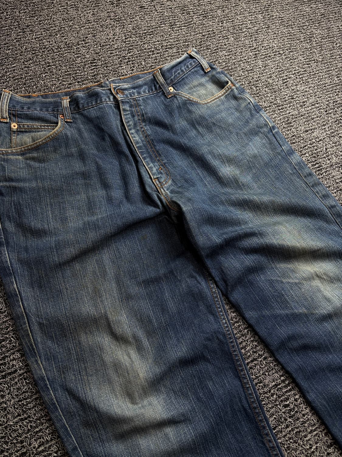 리바이스 오렌지탭 og  220 워싱 데님 팬츠 1493 상품이미지3