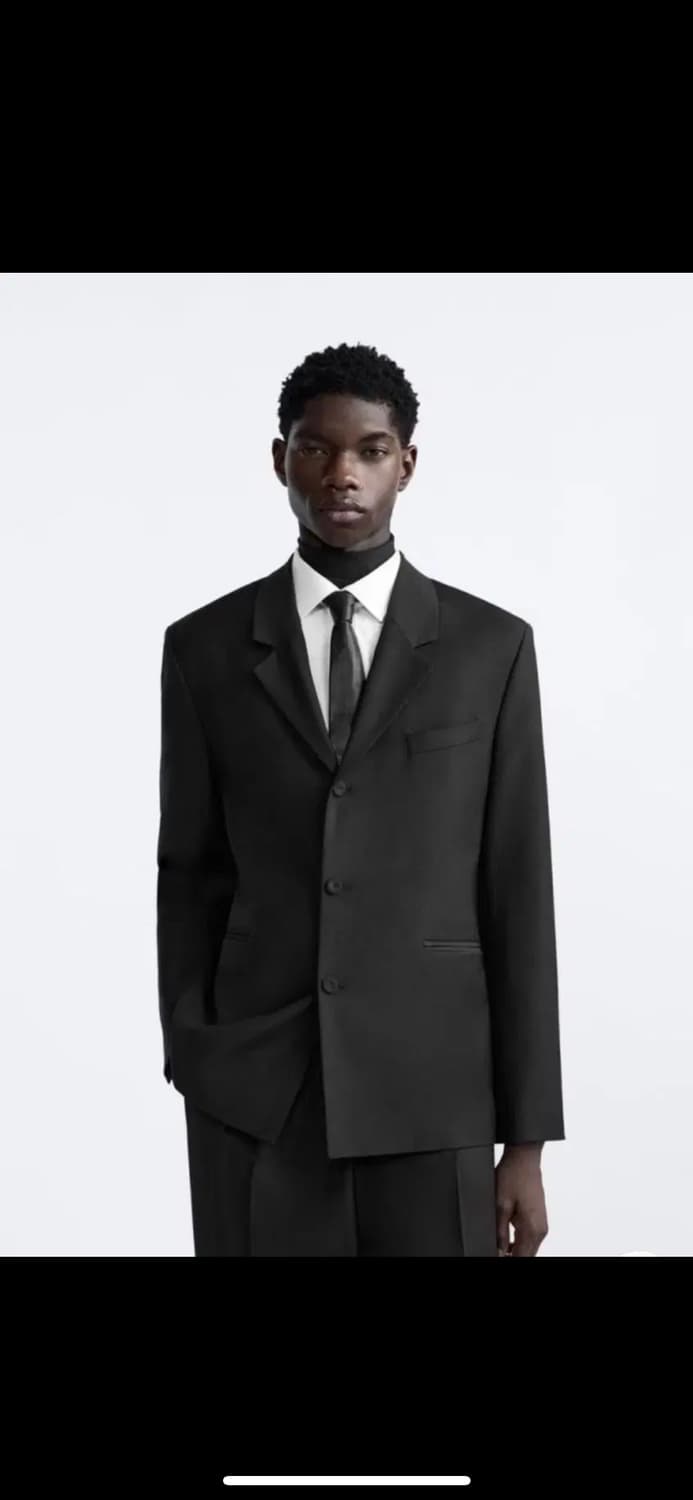 자라 [50,40] 자라 울 블렌디드 수트 블레이저 셋업 상품이미지3