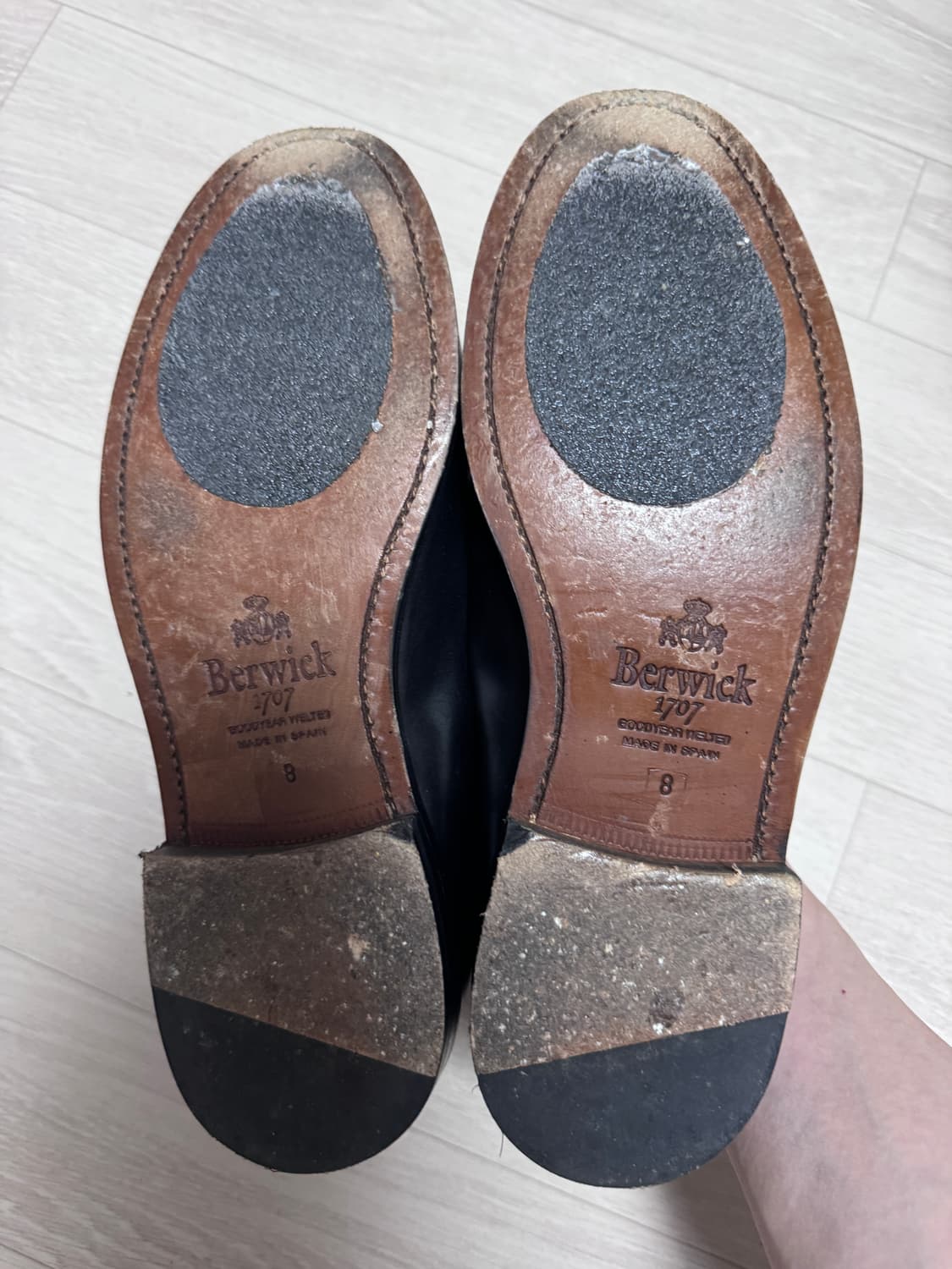 버윅 4456 로퍼 블랙 uk8    상품이미지4