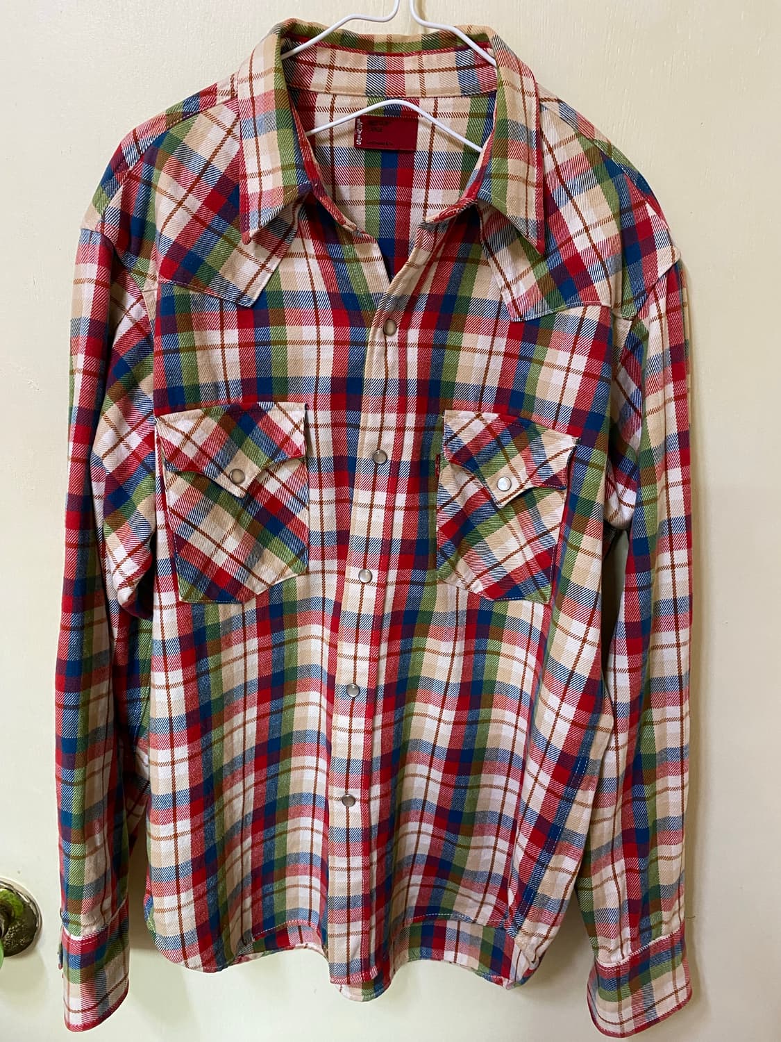 리바이스 플라넬 스냅 셔츠 상품이미지1