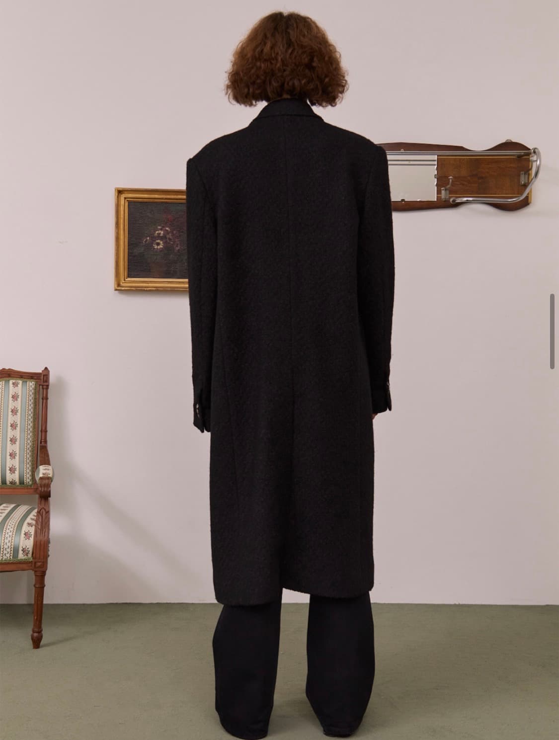 STU 오버핏 더블 브레스티드 코트 상품이미지4