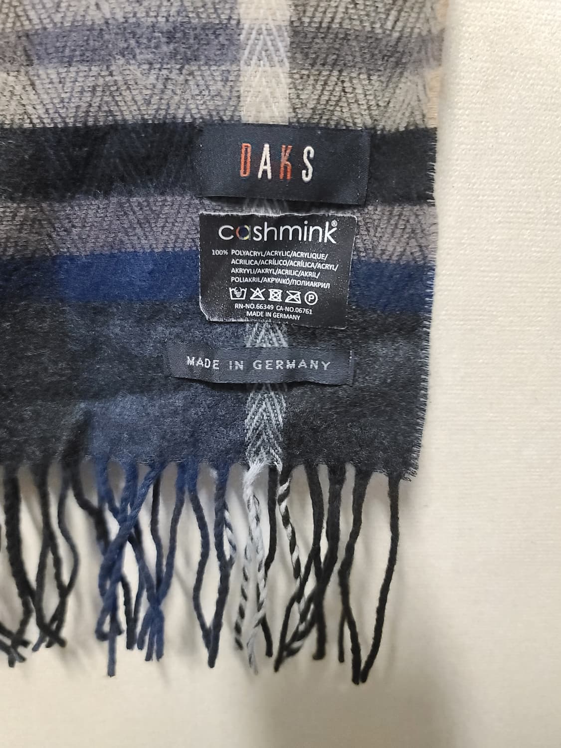 닥스 cashmink 캐쉬밍 체크 머플러 상품이미지3