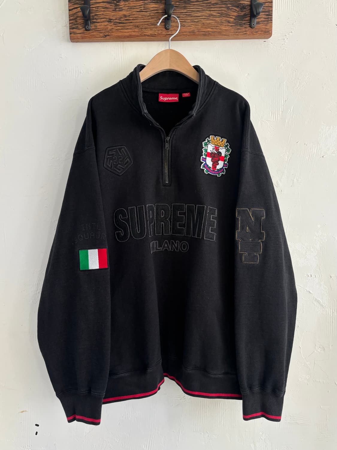 Supreme 슈프림 22AW 밀라노 하프 집 풀오버  상품이미지4