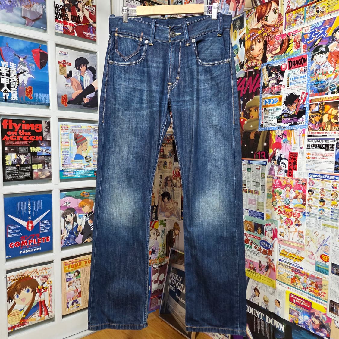 리바이스 523 워싱 데님 팬츠 상품이미지6