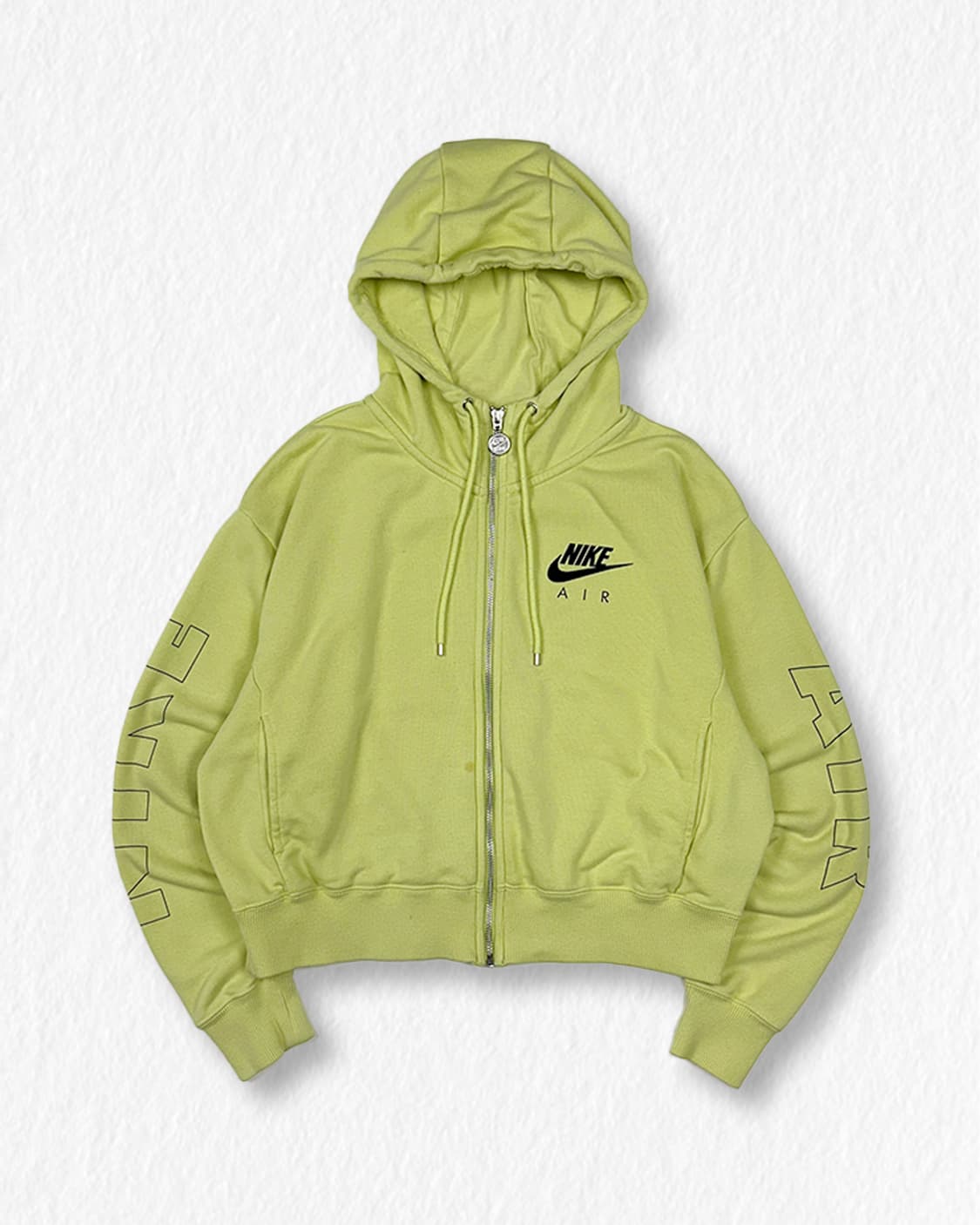 나이키 에어 크롭 형광 후드집업 상품이미지1