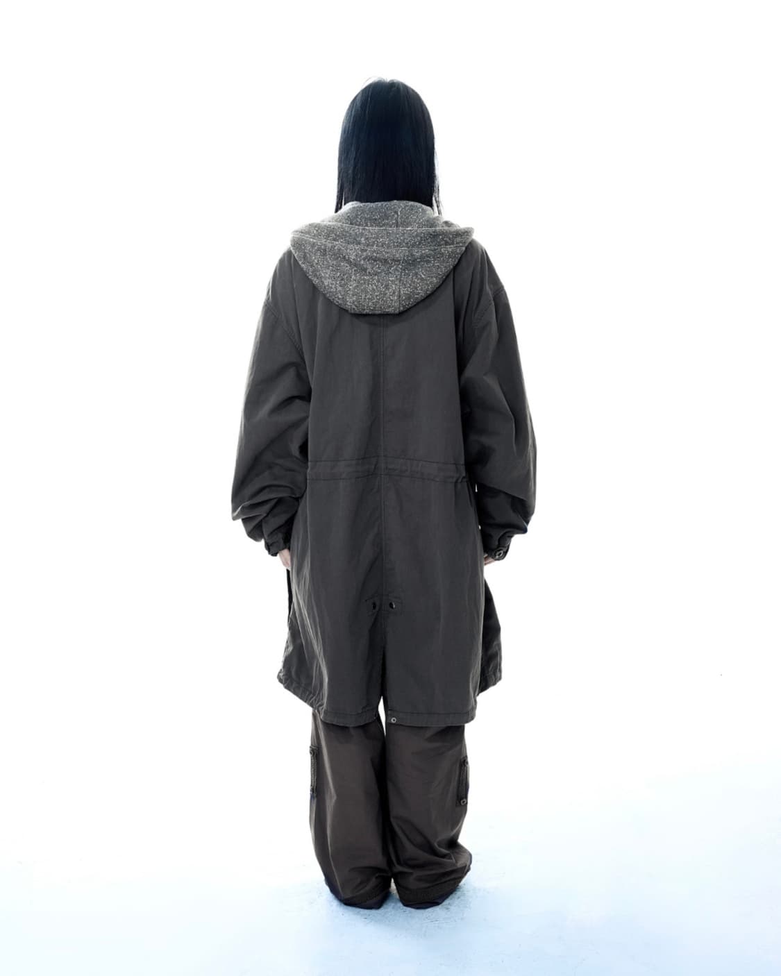 [COYSEIO] 코이세이오 워시드 밀리터리 자켓 머드 차콜 상품이미지7