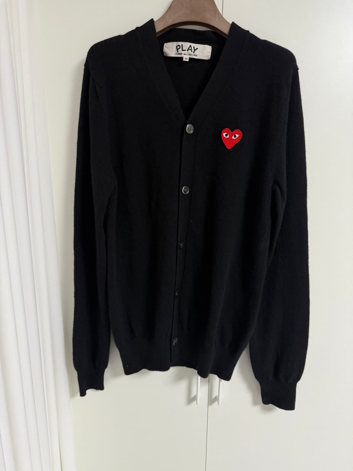 꼼데가르송 브이넥 가디건 상품이미지1