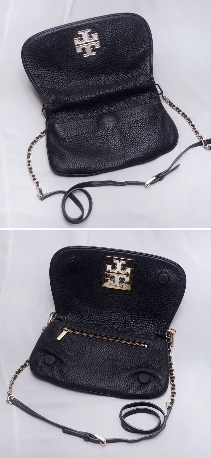 토리버치 브리튼 캐비어 엠보 레더 WOC 체인 크로스백 (클러치) 상품이미지5