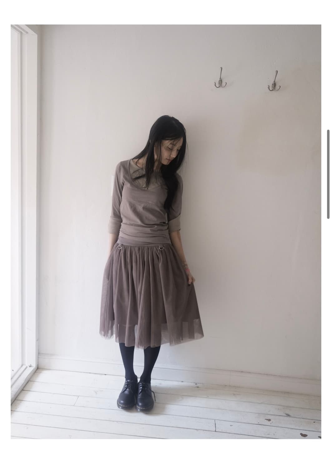 인앤양인하모니 튤 스커트 taupe 상품이미지1