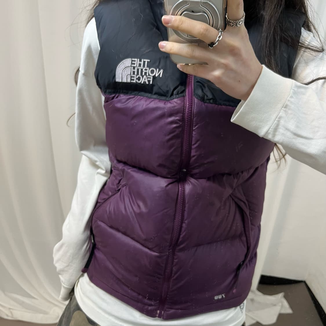The North Face Purple Nuptse Down Vest   상품이미지3