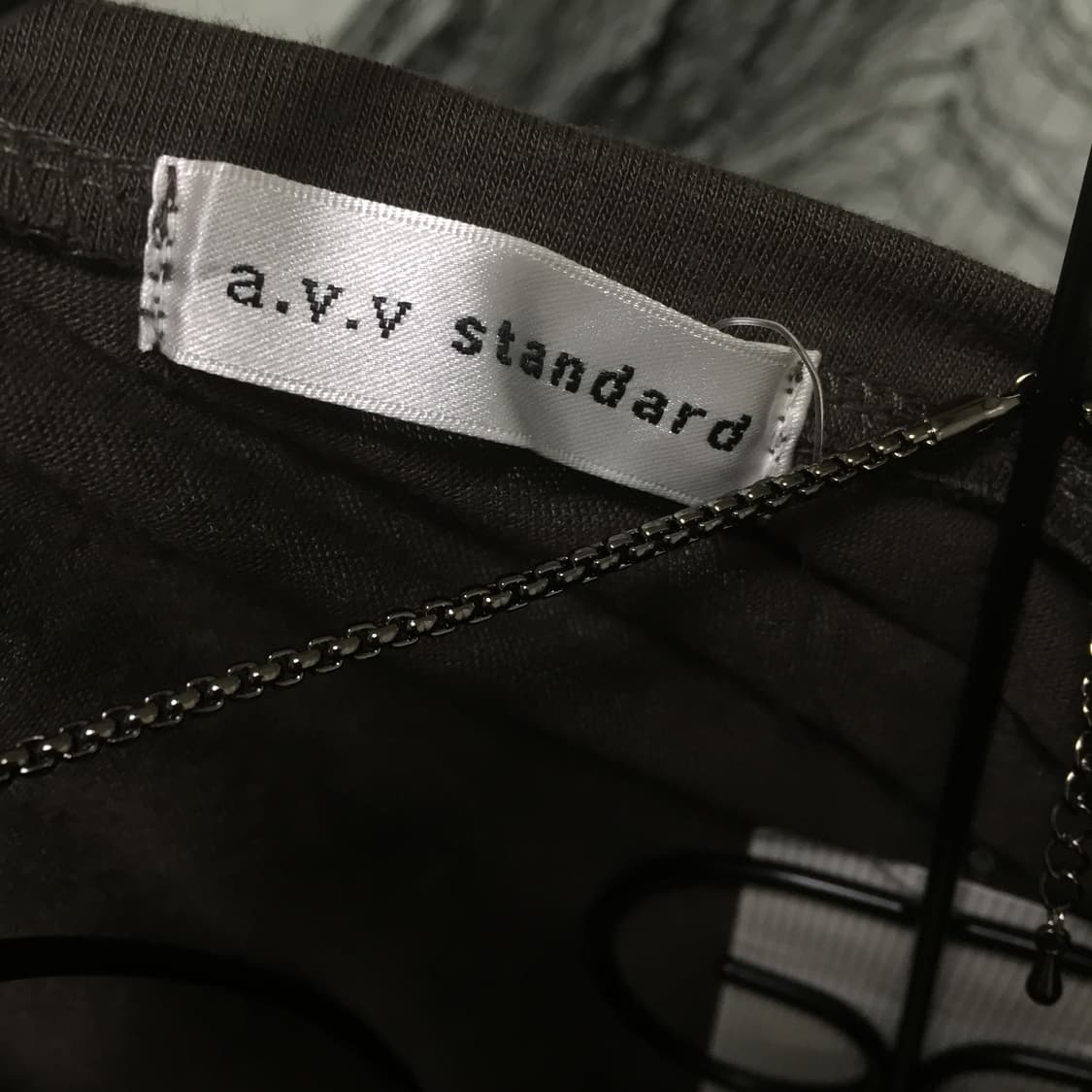 a.v.v brown lace detail shirring puff  T 상품이미지9