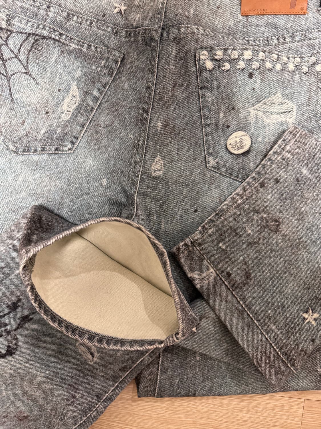 [30] 슈프림 HJR 트롱프뢰유 루즈핏 진블루 상품이미지10