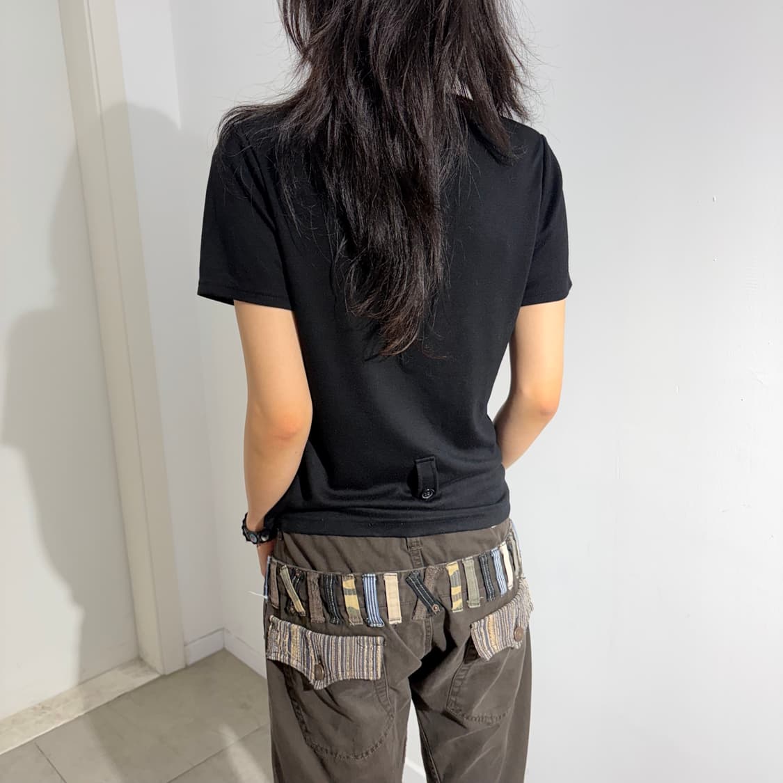 LACIFONELLI 카라 레이어드 티셔츠 반팔 상품이미지3