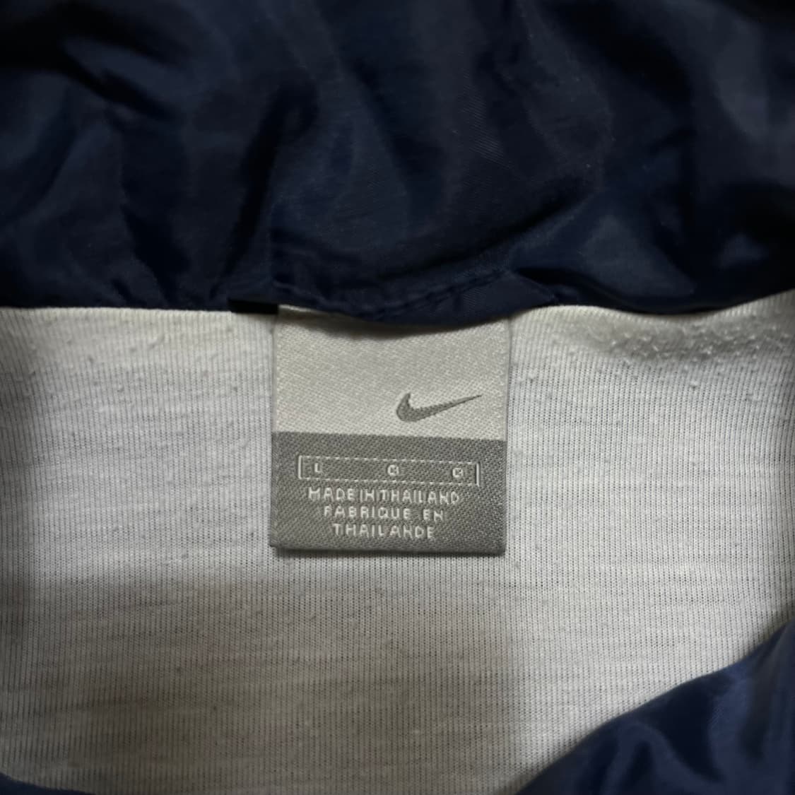 나이키 올드스쿨 스우시 사이드라인 바람막이 자켓 [네이비] L/100 상품이미지5