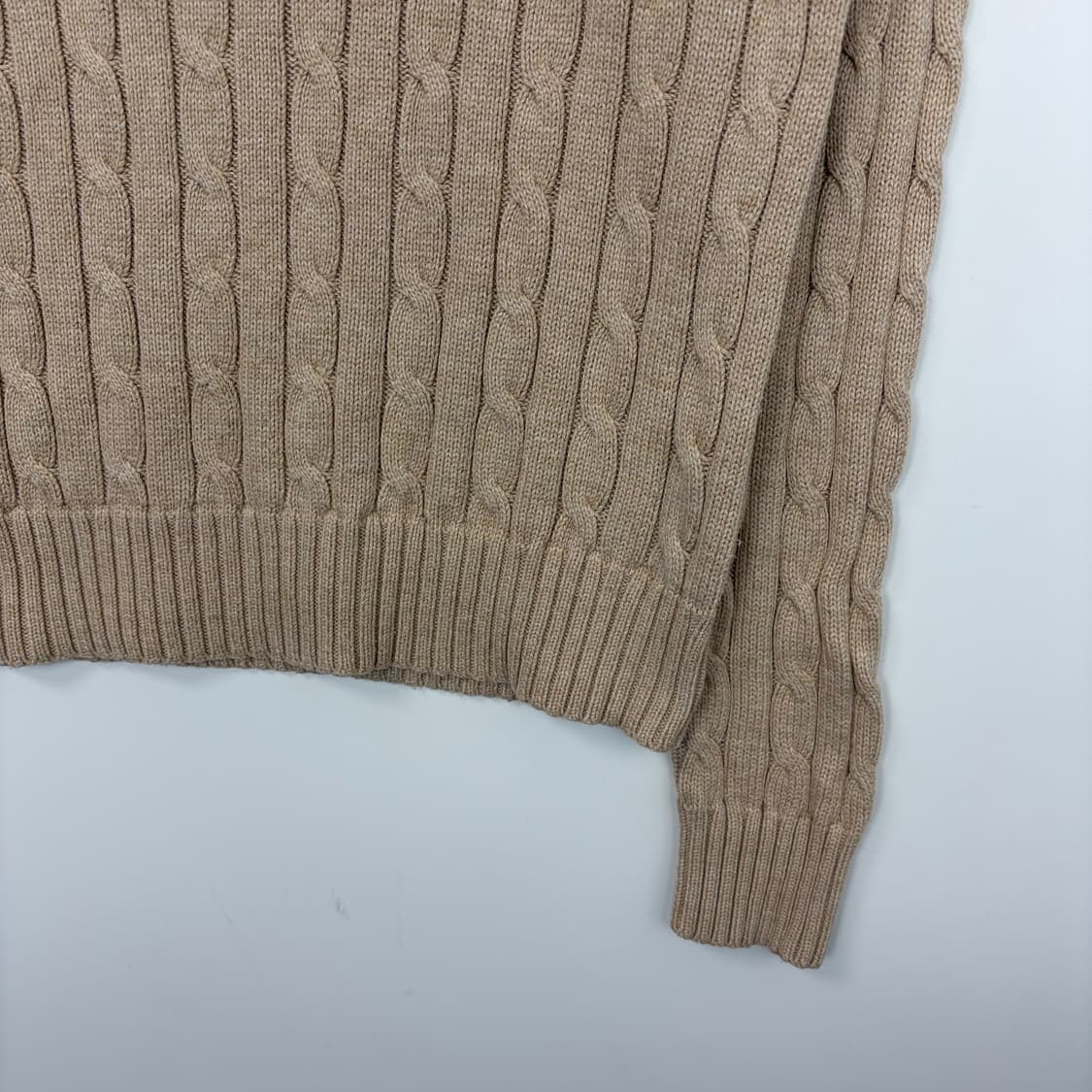 폴로 랄프로렌 브이넥 꽈배기 니트 티셔츠 상품이미지4