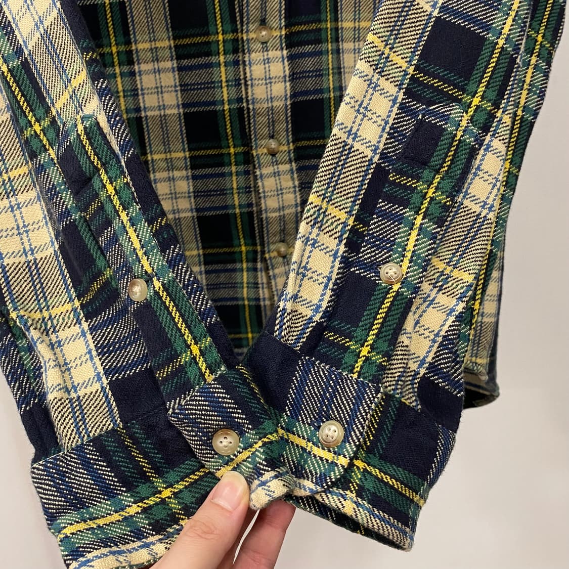 폴로 랄프로렌 포니 자수 플란넬 체크 셔츠 상품이미지5