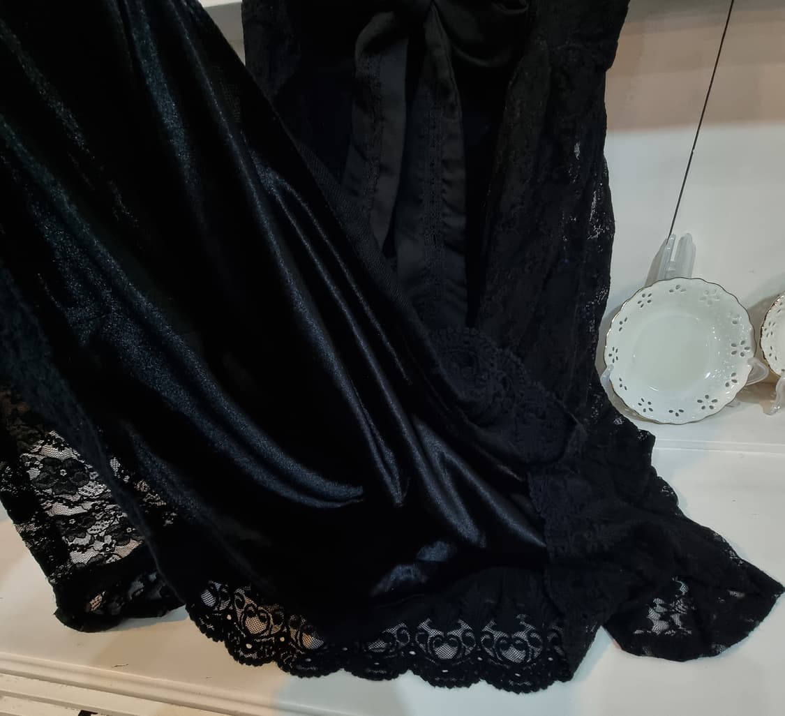 액시즈팜 레이스 리본 슬립 원피스 상품이미지6