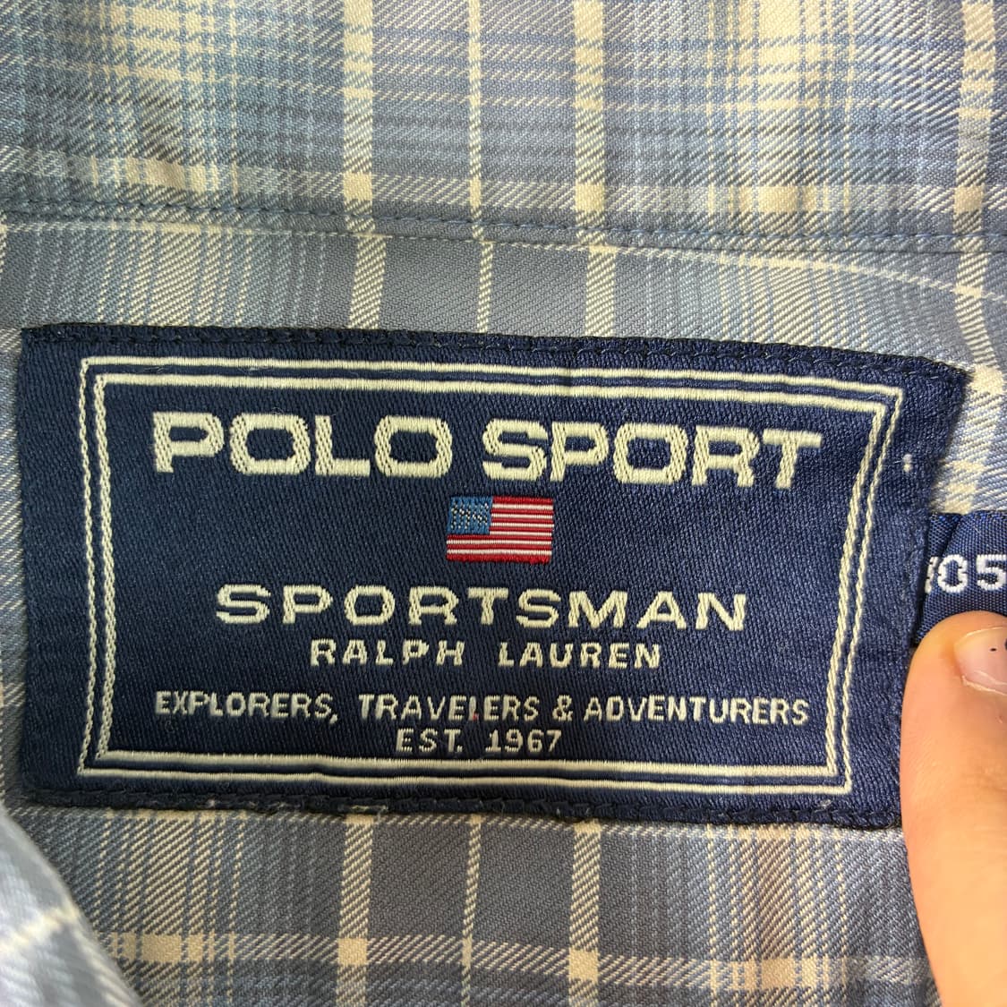 Polo  폴로 스포츠 90,s 체크 포켓 셔츠  상품이미지4
