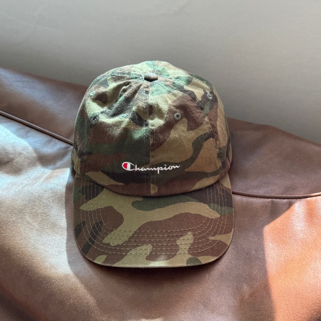 CHAMPION 챔피온 카모 코튼 볼캡 상품이미지1