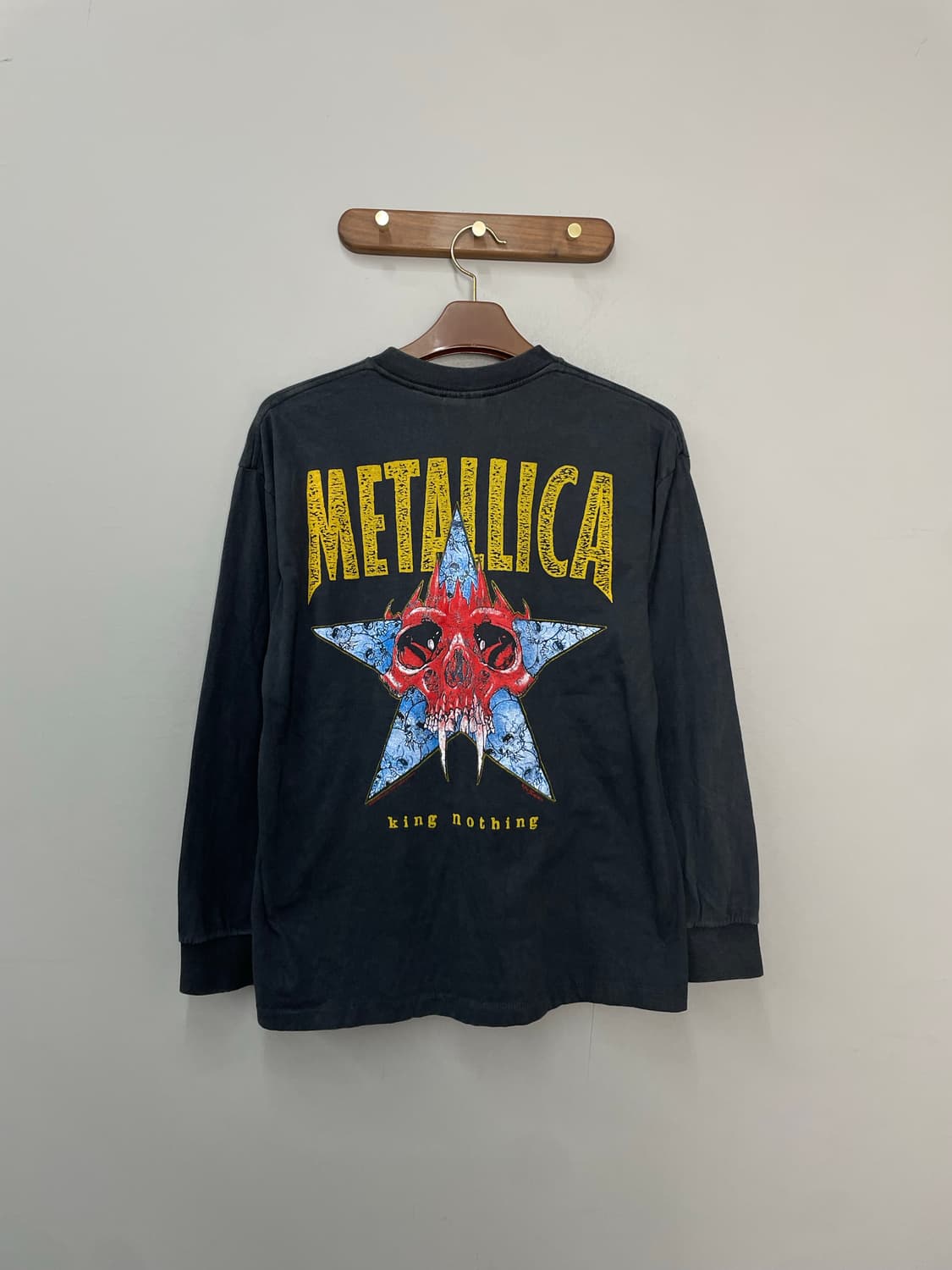 빈티지 메탈리카 King Nothing 아트워크 롱슬리브 H2544 상품이미지4