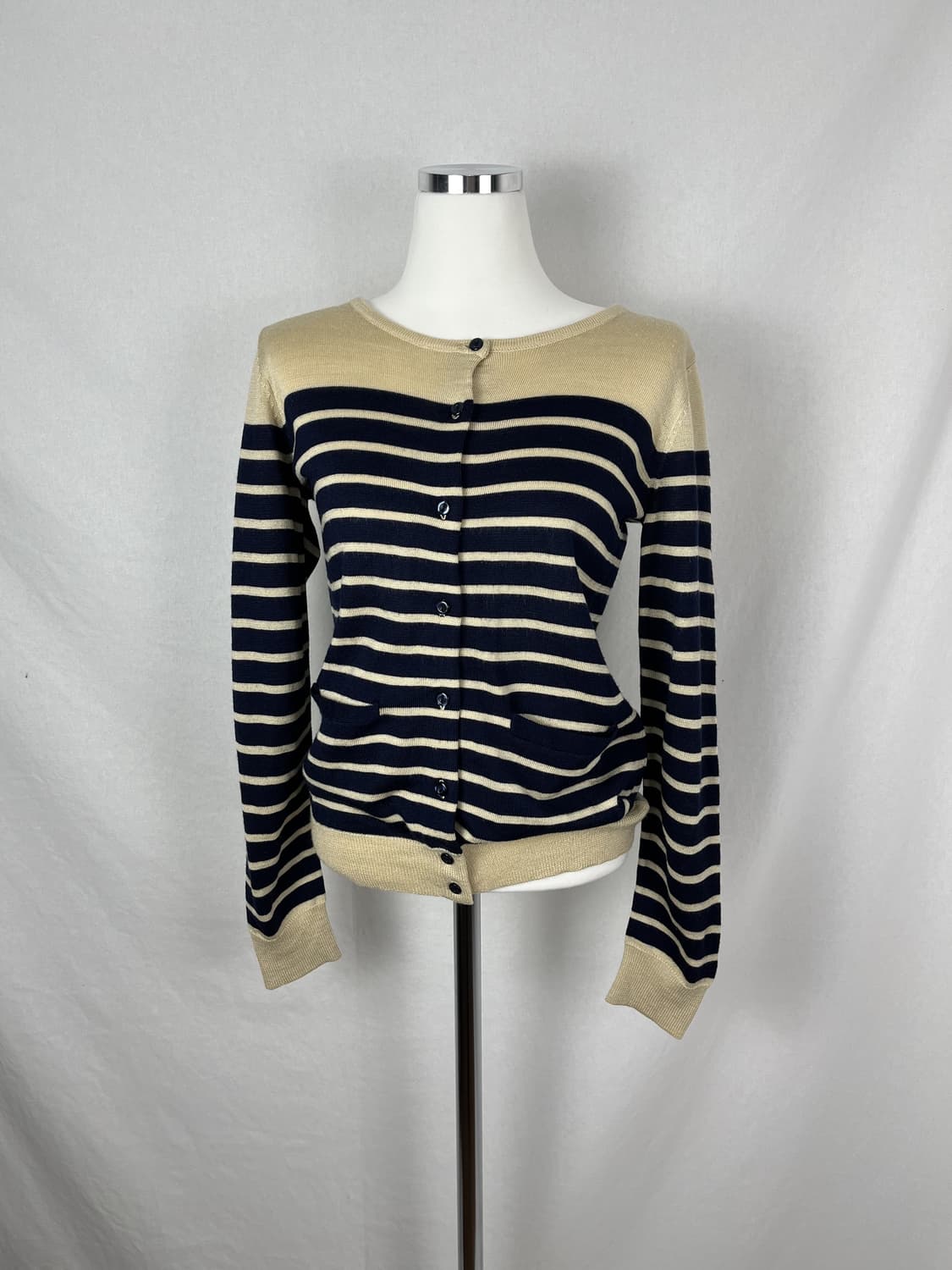 Beams Hearts  스트라이프 가디건  상품이미지2