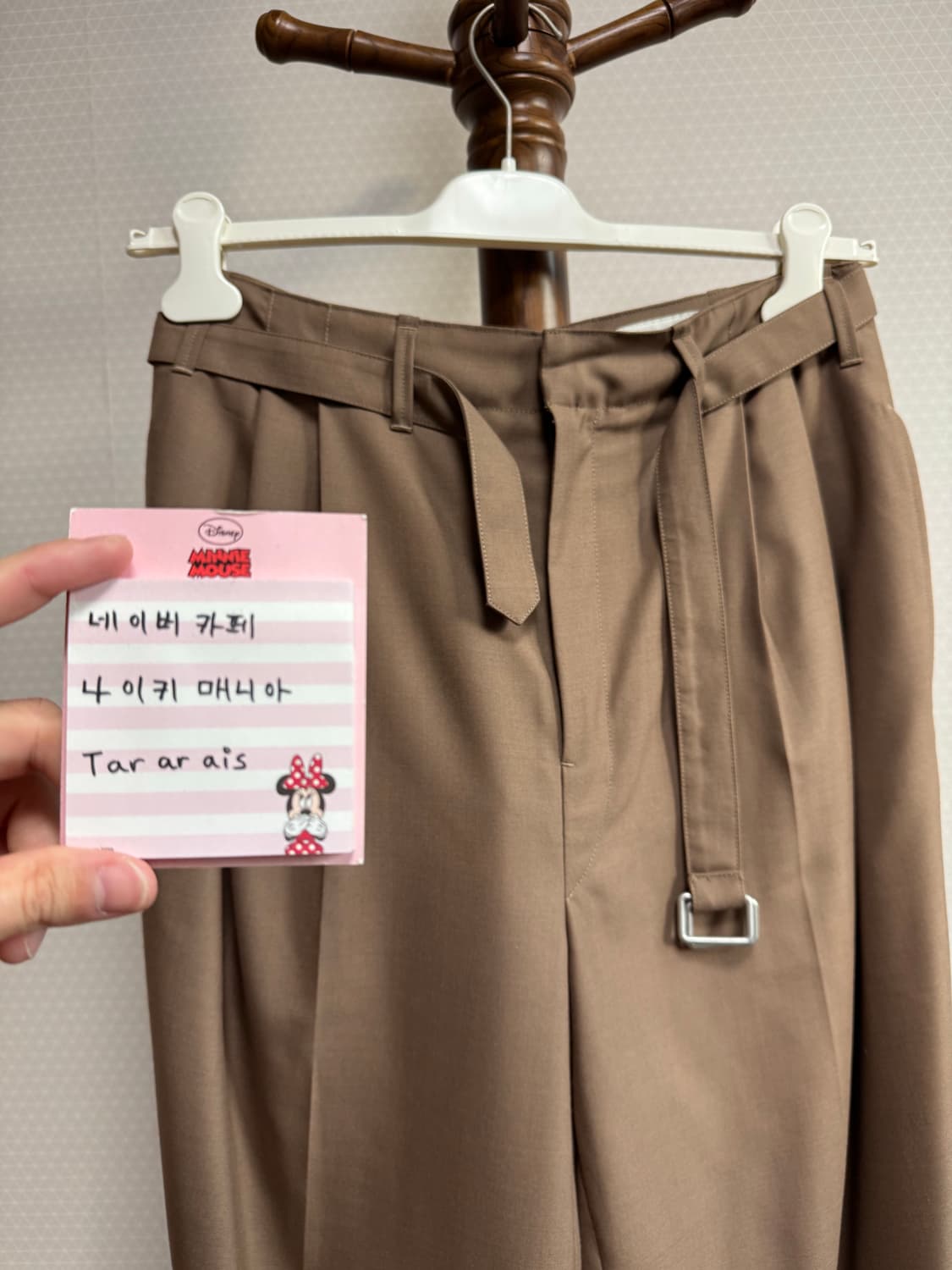 르메르 플리츠팬츠 브라운 상품이미지1