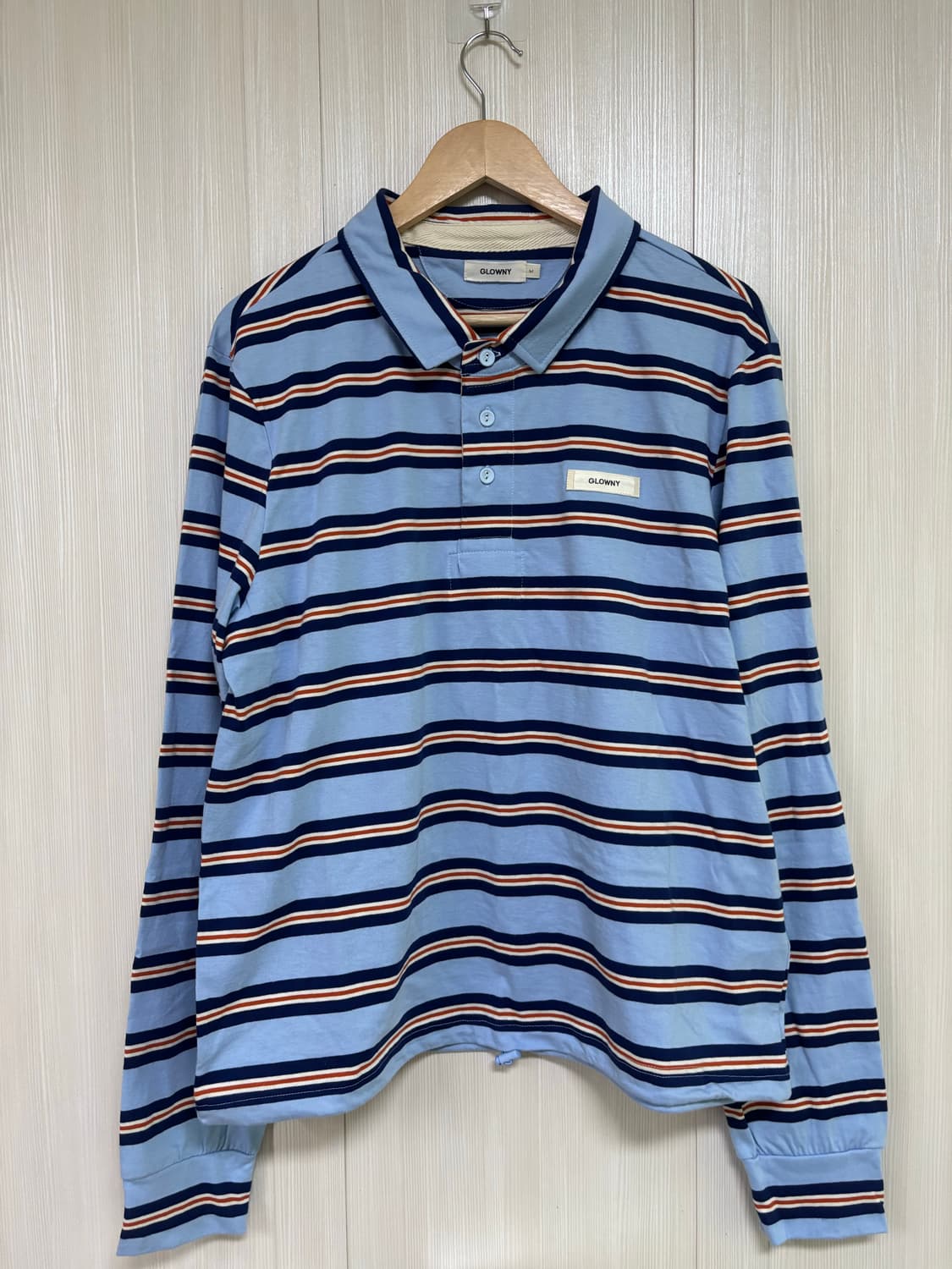 글로니 스트라이프 카라 롱슬리브 상품이미지7