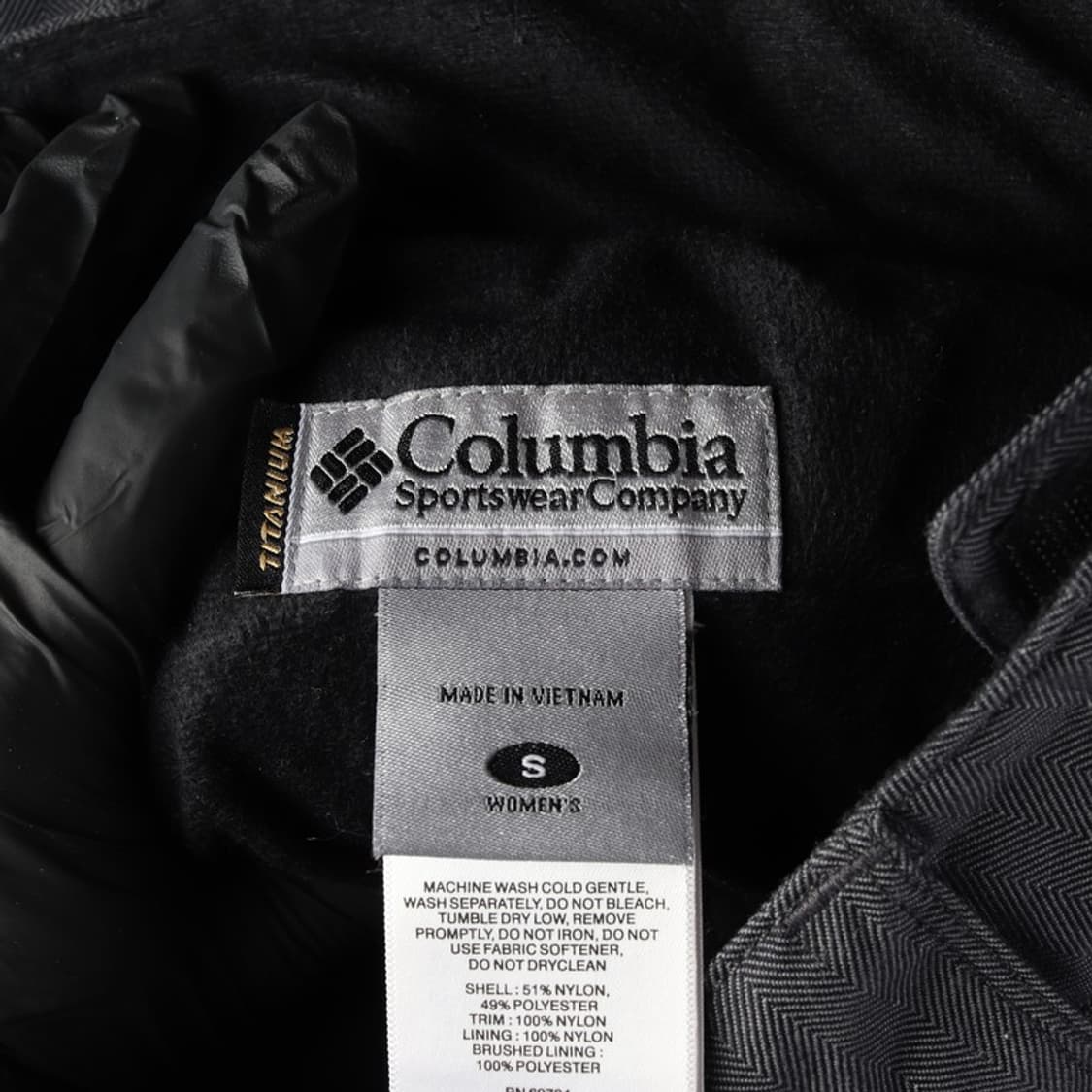 컬럼비아 티타늄 테크 스노우 보드 팬츠 블랙 S 상품이미지6