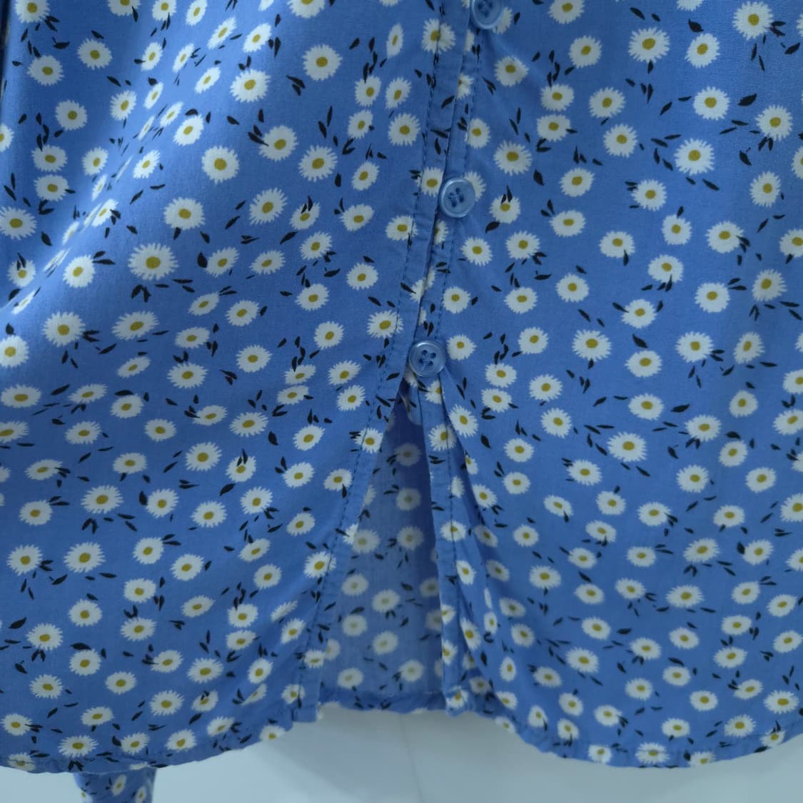 Velvet Heart 블루 플라워 패턴 셔츠 블라우스 상품이미지8