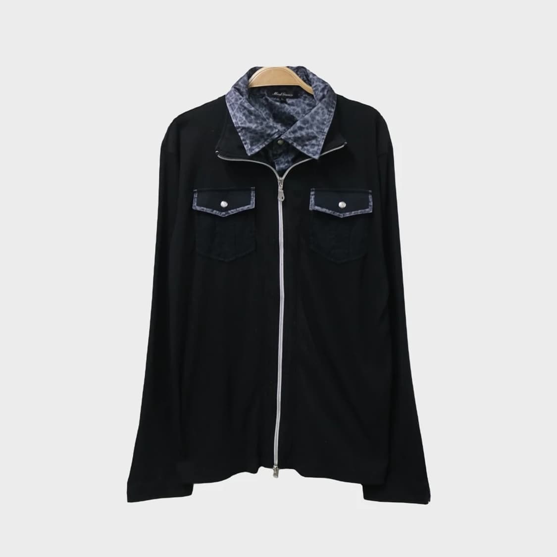 MIND GRACE 셔츠 레이어드 집업 67327 상품이미지1