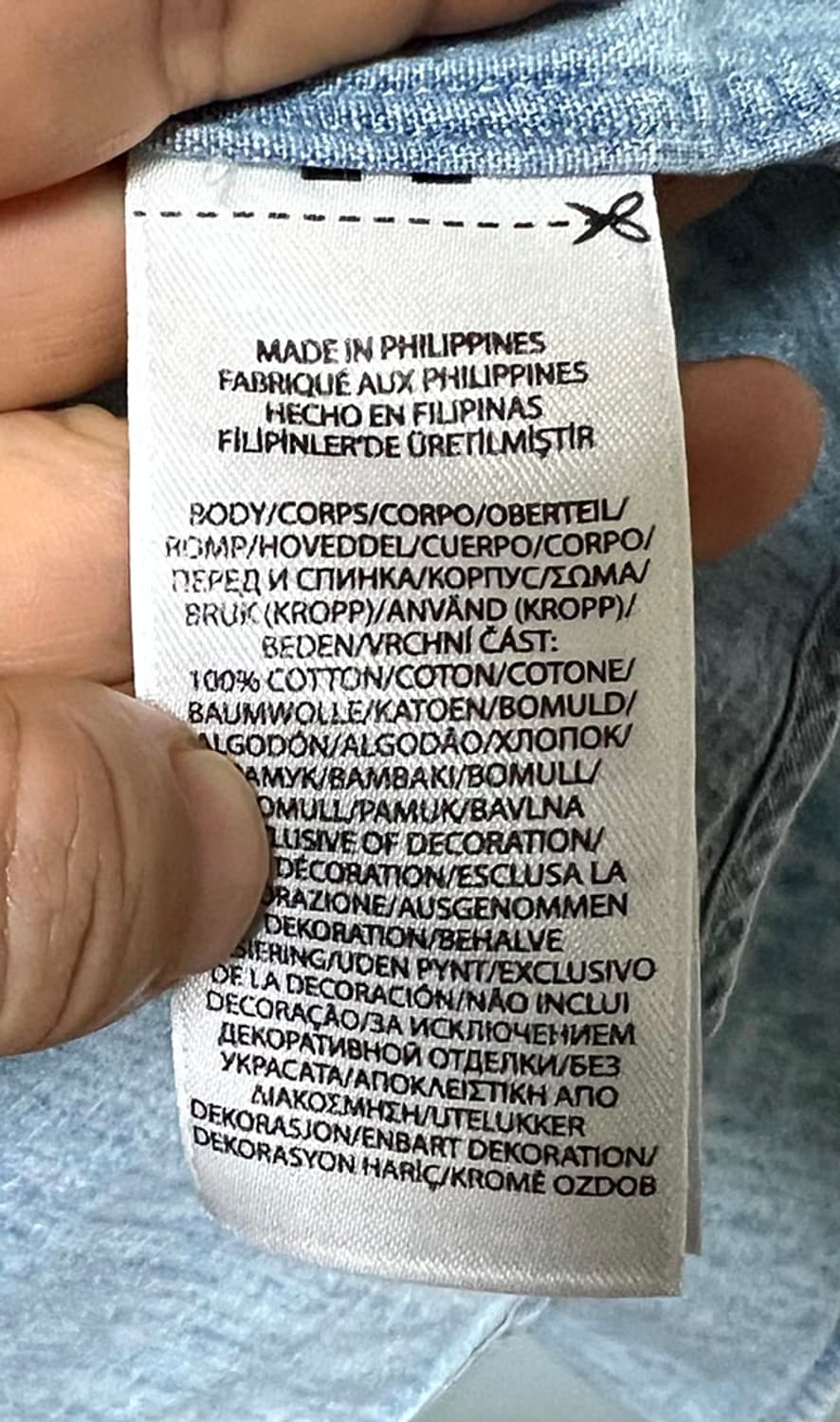 POLO 폴로 남자 샴브레이 데님셔츠 청남방 춘추 신형 캐주얼 L 100 상품이미지5