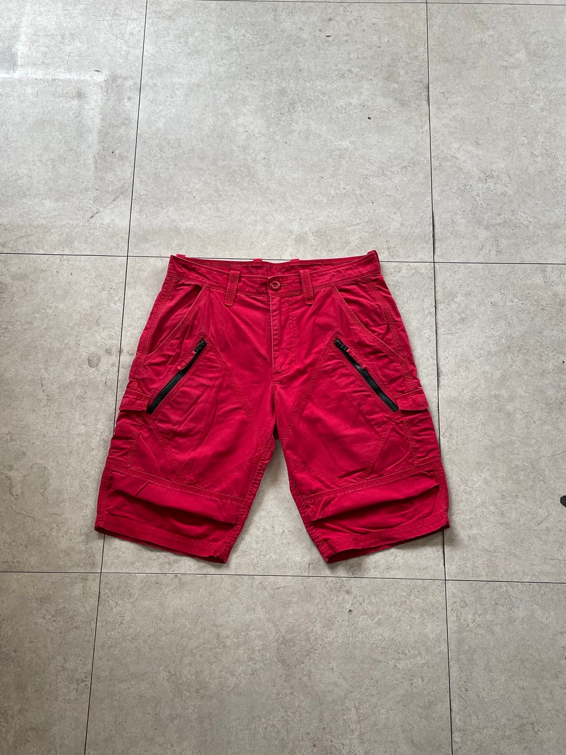 아르마니 익스체인지  레드 카고 반바지 상품이미지6