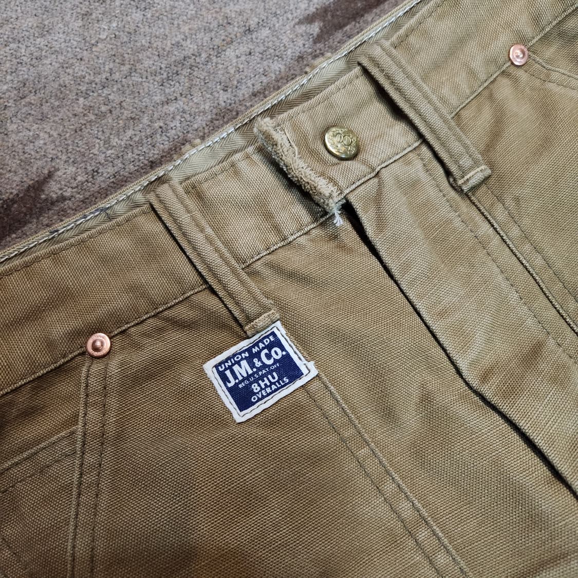 리얼맥코이 조맥코이 8HU 더블니 워크 팬츠 28 상품이미지2