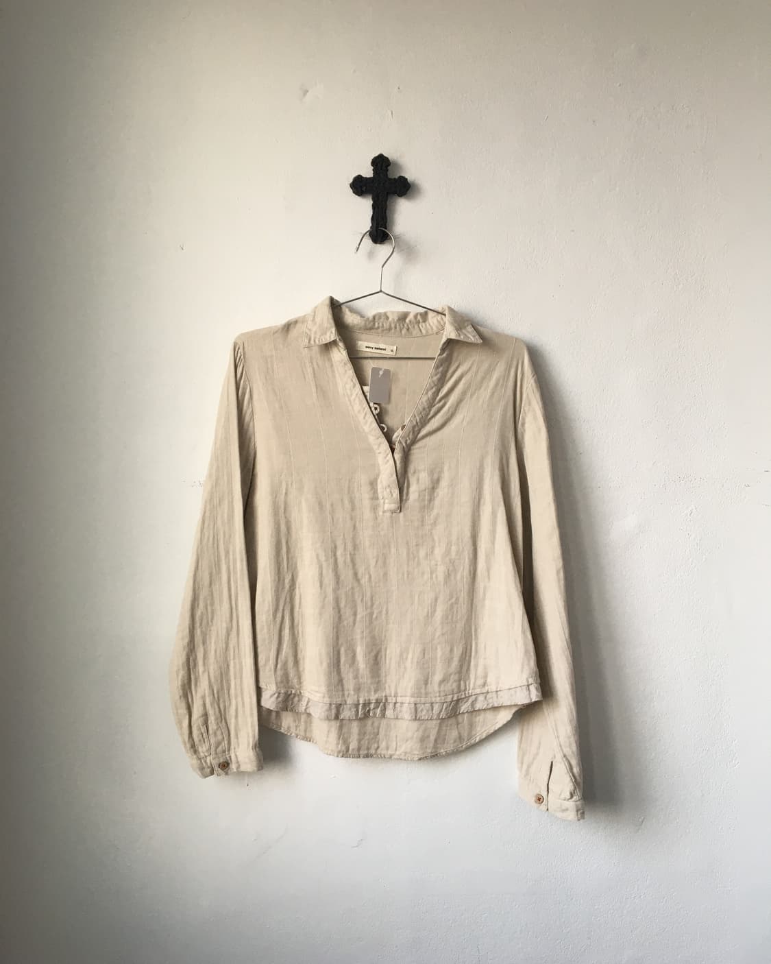 Henry neck pk sleeve 상품이미지2