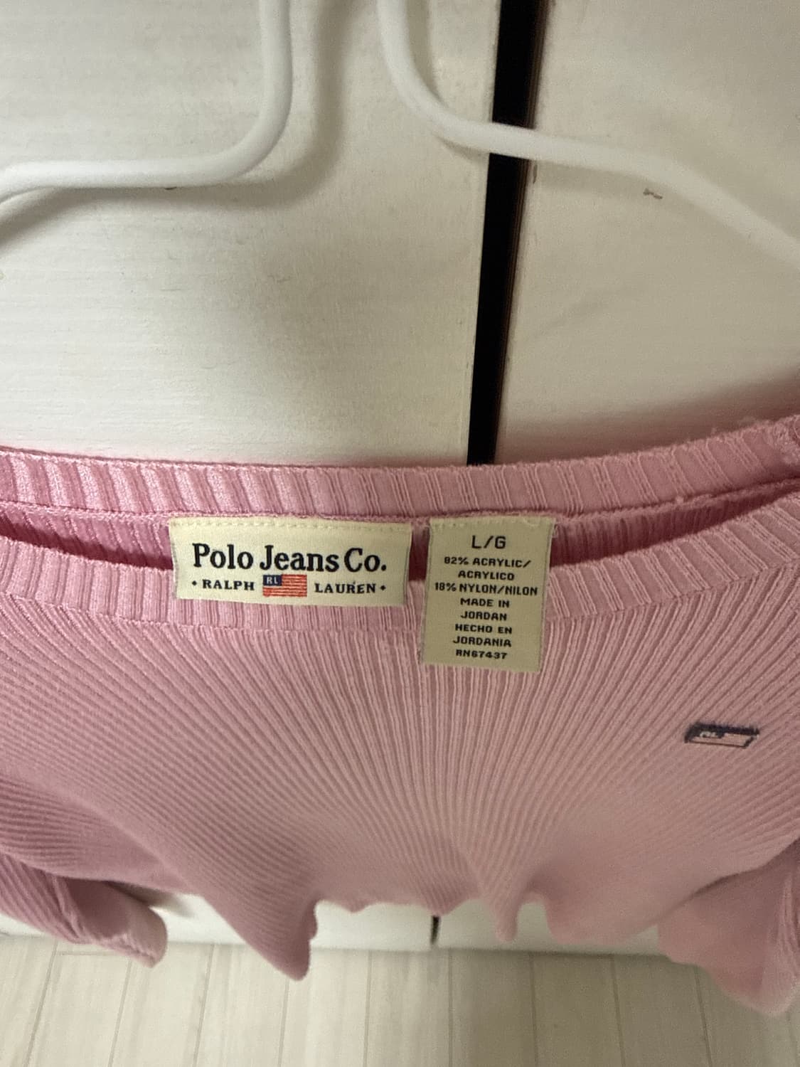 폴로 핑크 니트 상품이미지2