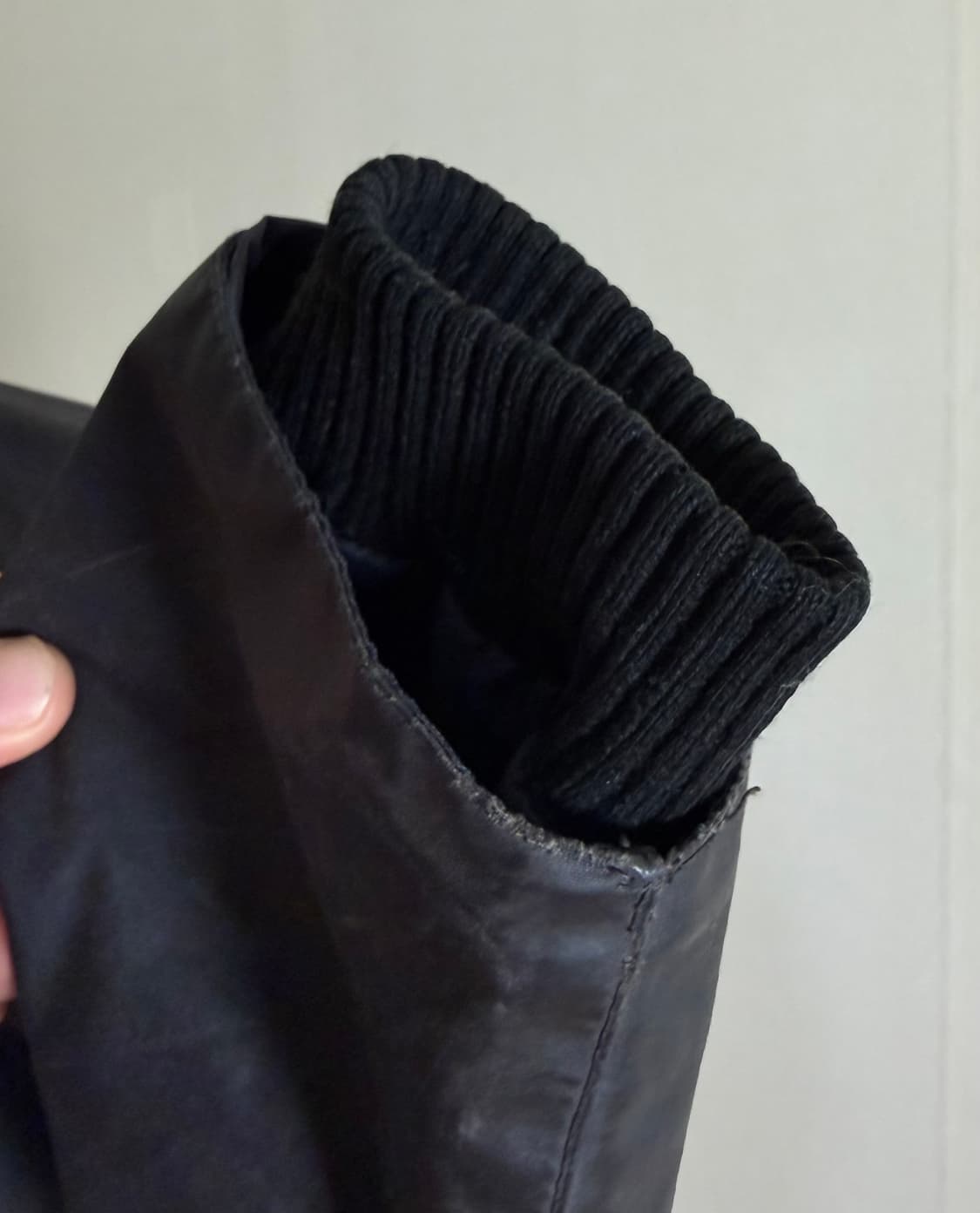 바버 베들레 왁스 자켓 네이비 C34 영국제  상품이미지3