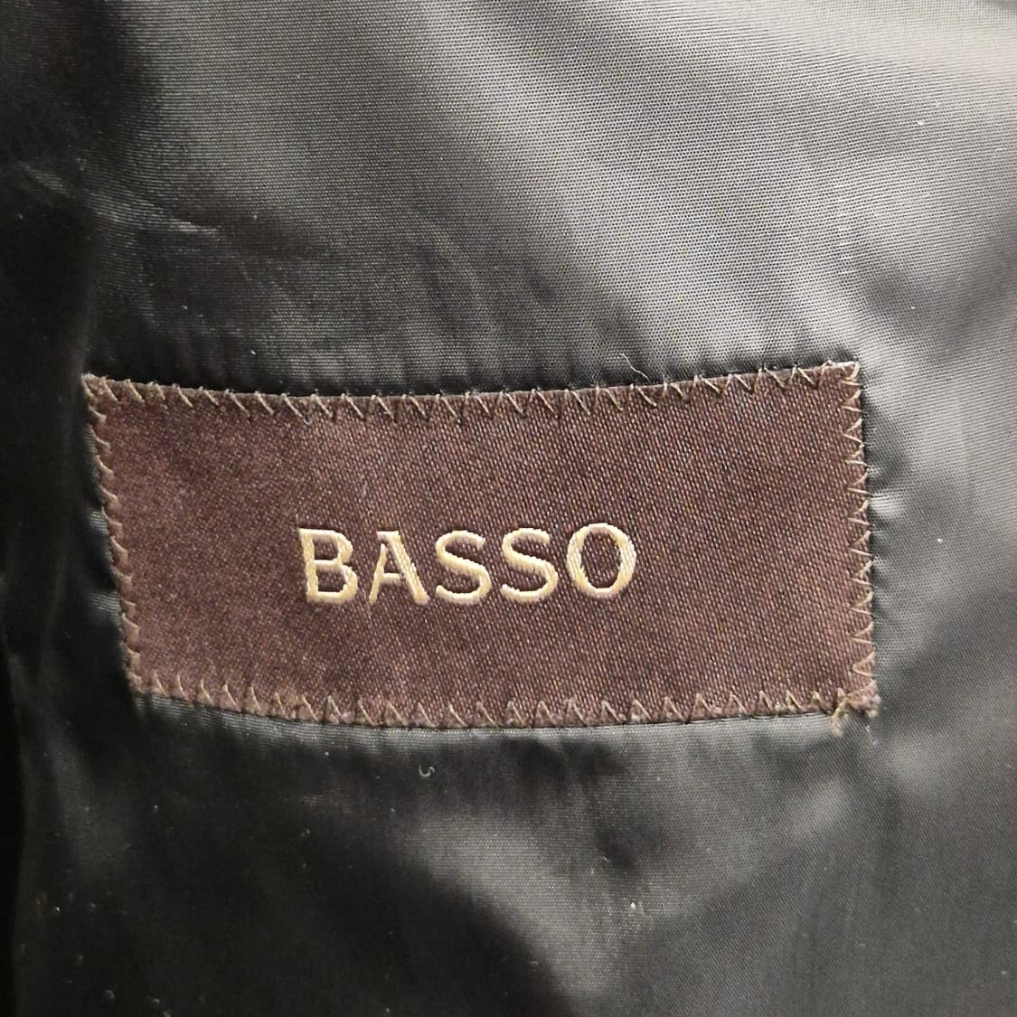 바쏘 옴므 가죽 퀄팅 패딩 코트 110 상품이미지7