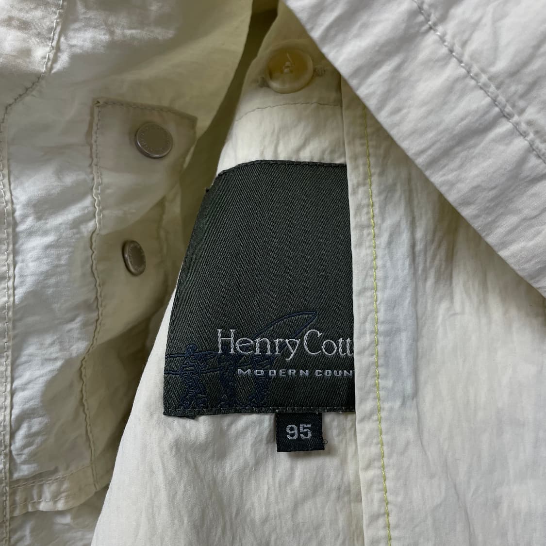 헨리코튼 바닐라 자수로고 코튼 바람막이 자켓 95 상품이미지6