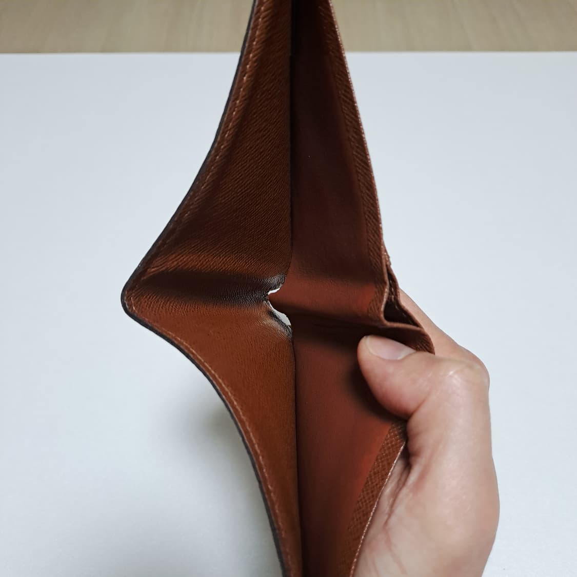 [100%/정품] 루이비통 모노그램 멀티플 반지갑 브라운, 루이비통지갑 상품이미지7