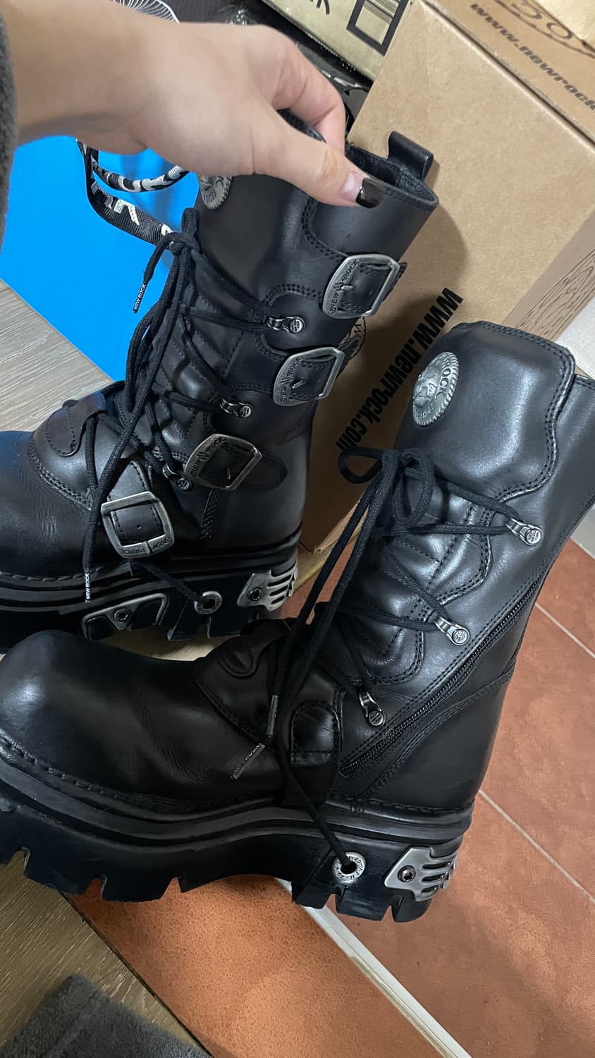 뉴락 부츠 메탈릭 M-373-S4 EU43 상품이미지2