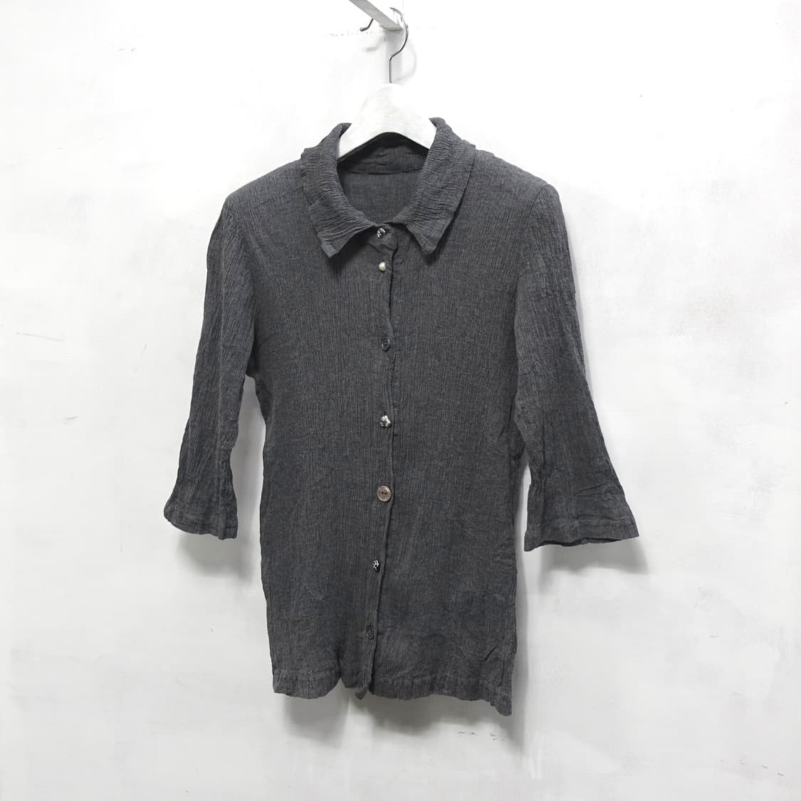 tsumori chisato 츠모리치사토 아카이브 플리츠 7부 셔츠 상품이미지2