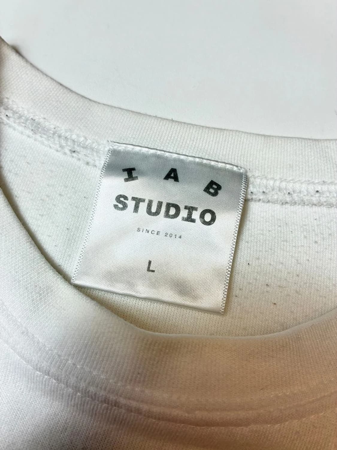 아이앱스튜디오 빅로고 오버핏 반팔 티셔츠 PN9090 상품이미지7